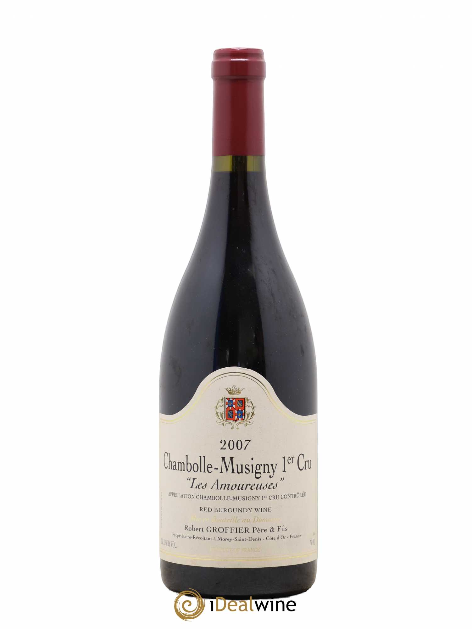 Chambolle-Musigny 1er Cru Les Amoureuses Robert Groffier Père & Fils (Domaine) 2007 - Lot de 1 bouteille - 0