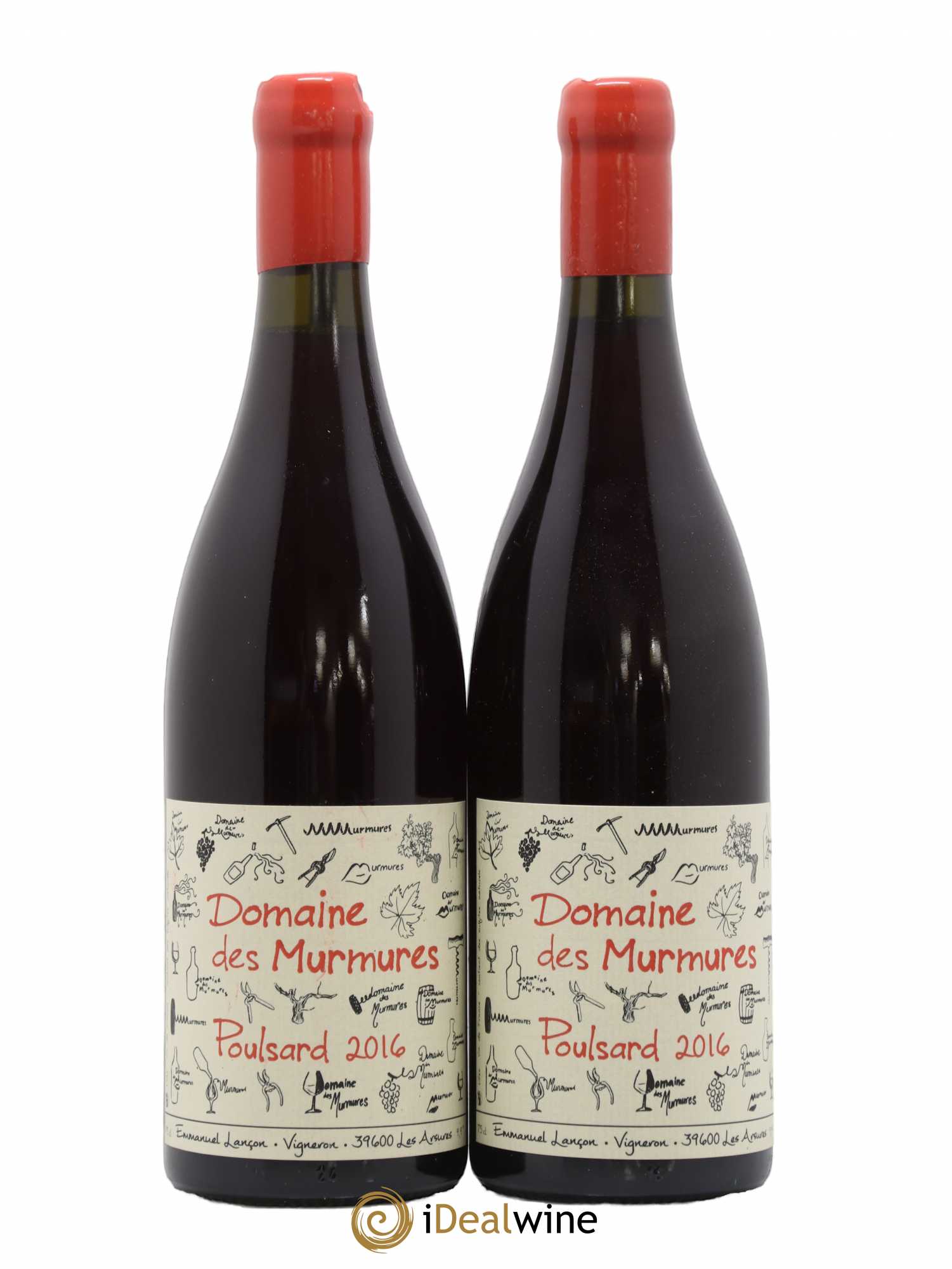 Vin de France Poulsard Murmures (Domaine des) - Emmanuel Lançon 2016 - Lot de 2 bouteilles - 0