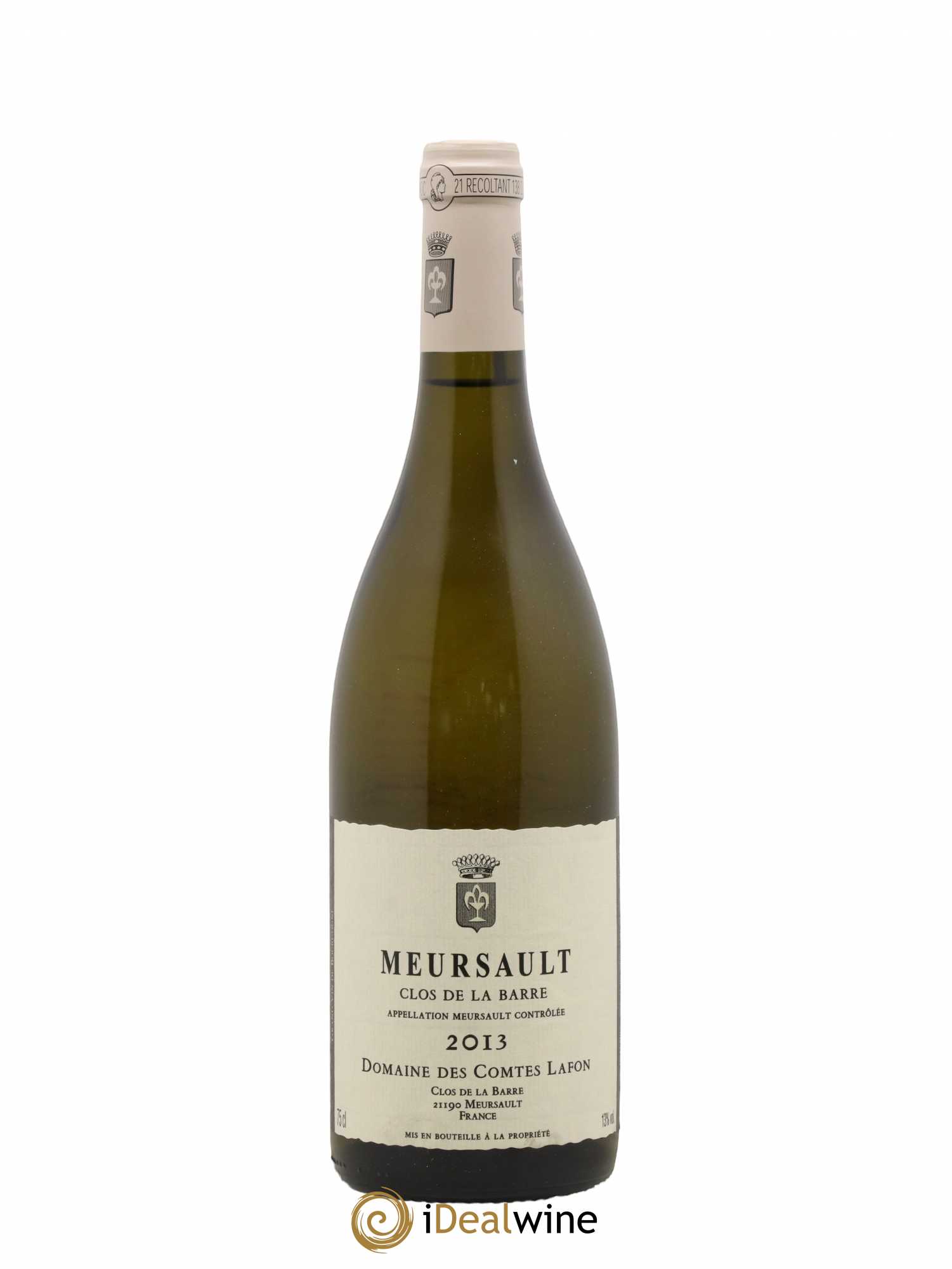 Meursault Clos de la Barre Comtes Lafon (Domaine des) 2013 - Lot de 1 bouteille - 0
