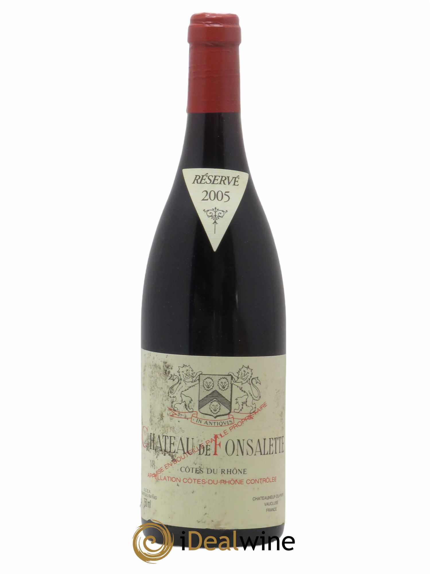 Côtes-du-Rhône Château de Fonsalette Emmanuel Reynaud 2005 - Lot de 1 bouteille - 0