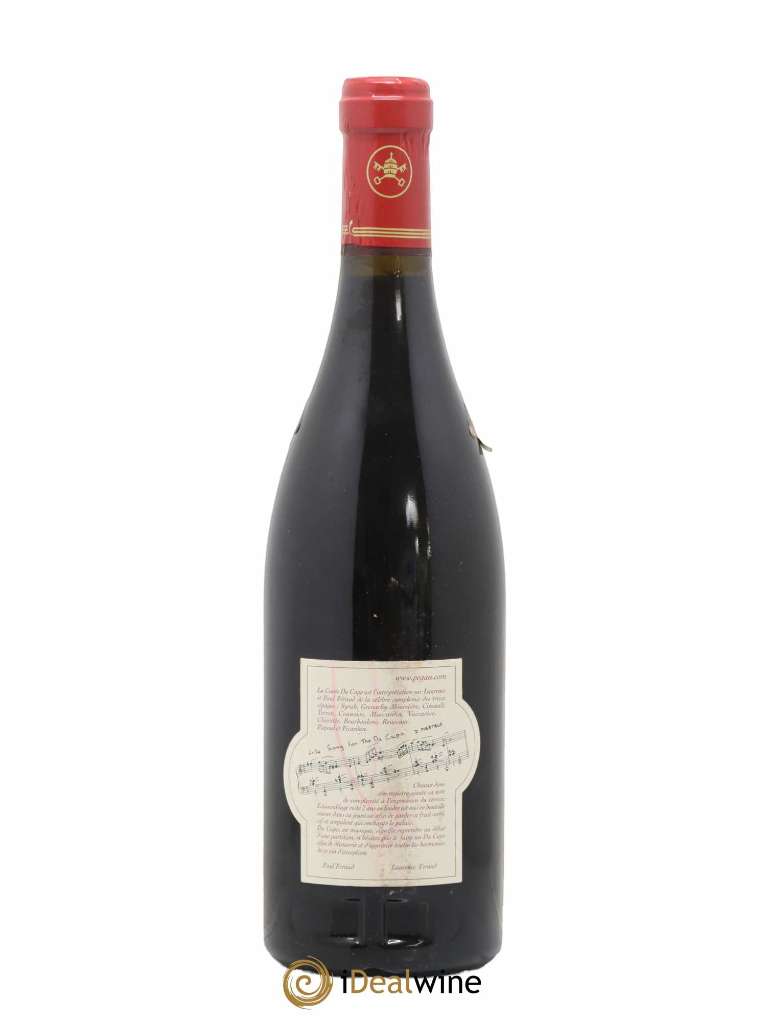 Châteauneuf-du-Pape Domaine du Pégau Cuvée Da Capo Paul et Laurence Féraud 2000 - Lot de 1 bouteille - 1