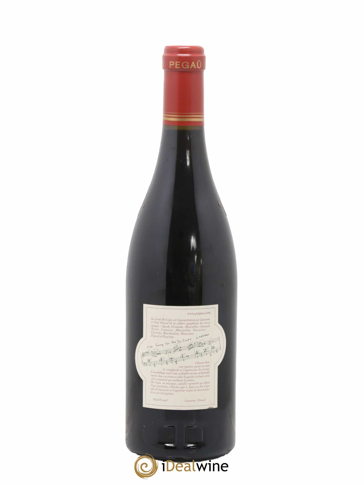 Châteauneuf-du-Pape Domaine du Pégau Cuvée Da Capo Paul et Laurence Féraud 2000 - Lot de 1 bouteille - 1