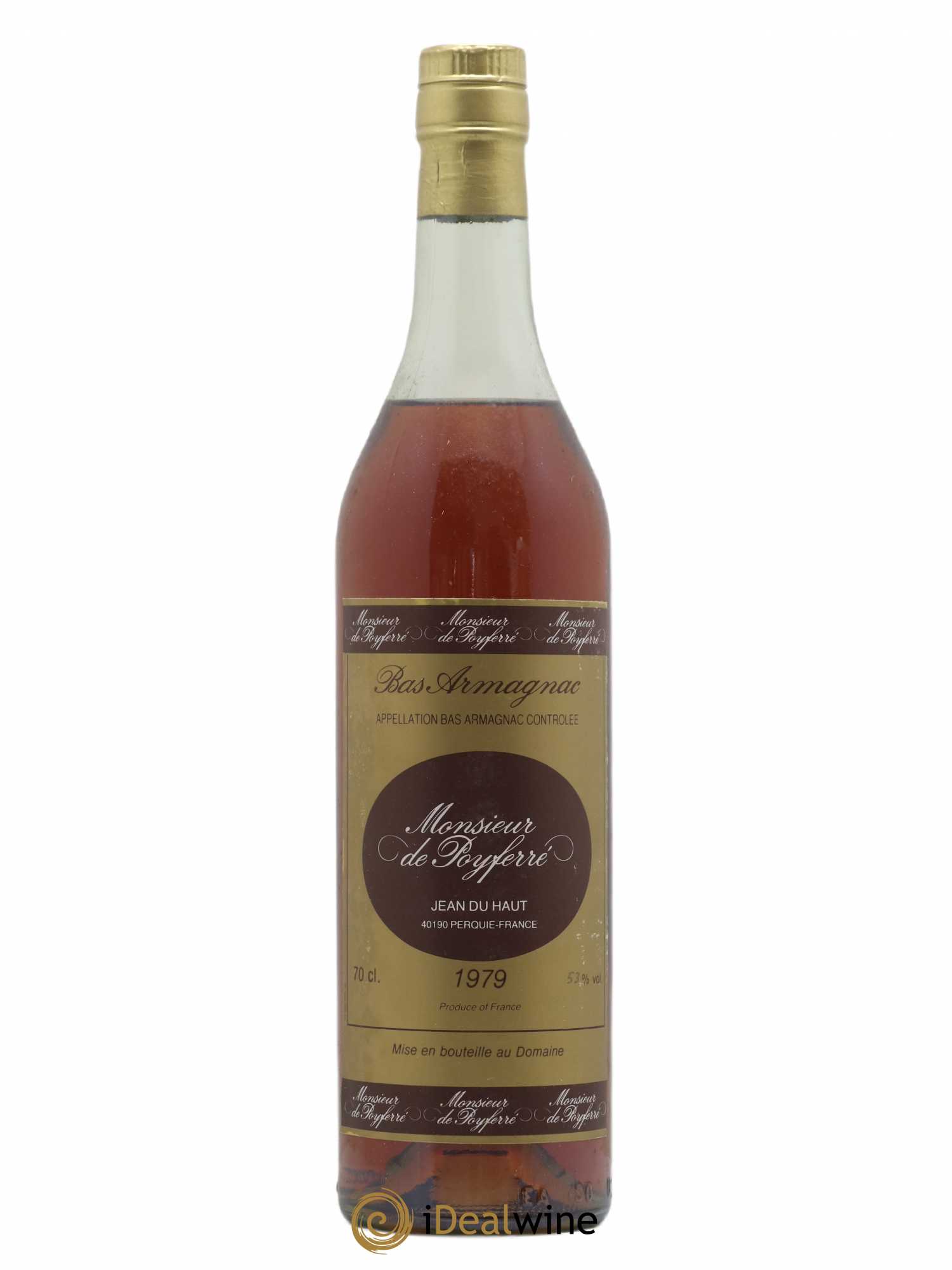 Bas-Armagnac Monsieur de Poyferré Jean du Haut (sans prix de réserve) 1979 - Posten von 1 Flasche - 0