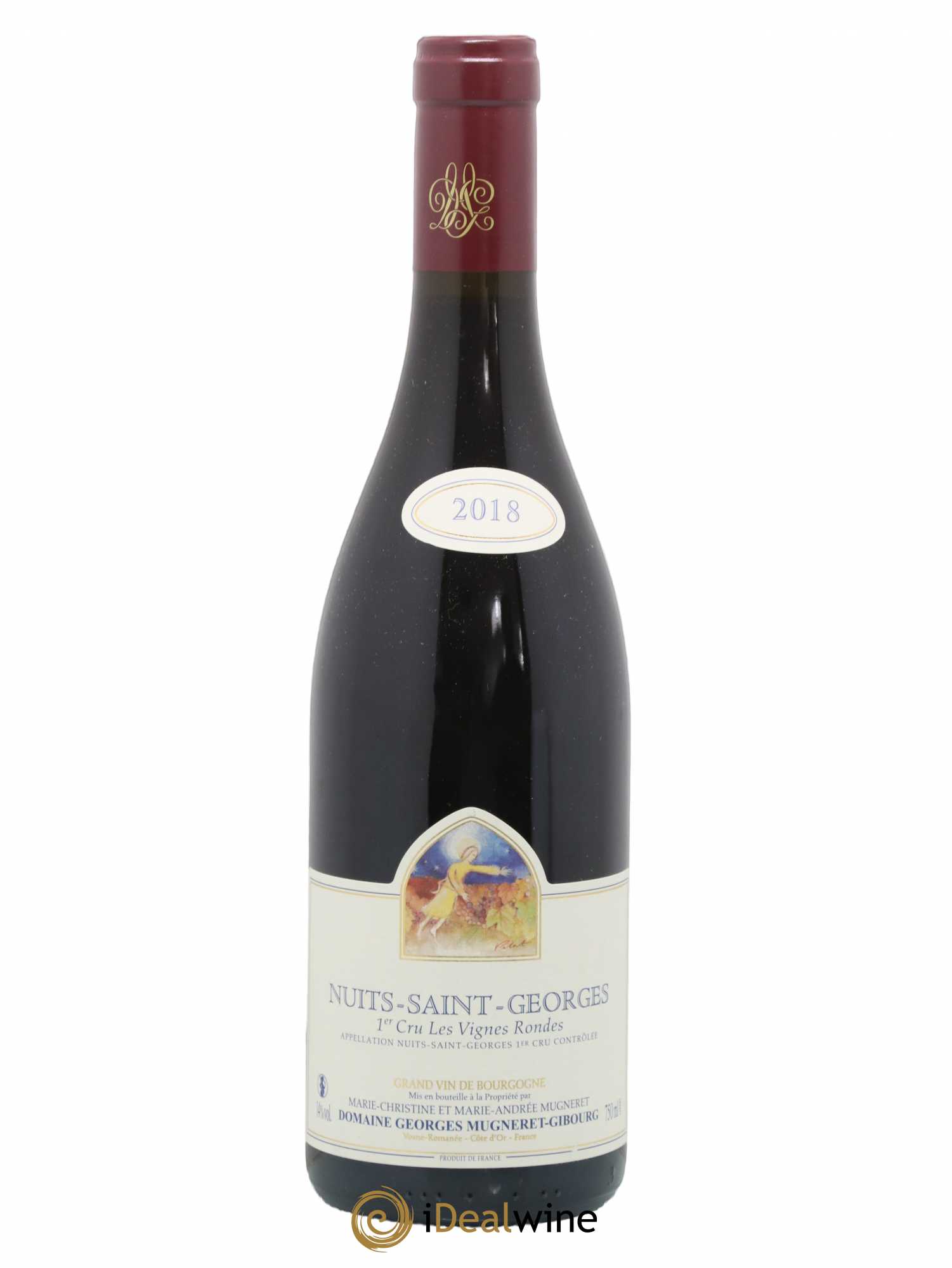 Nuits-Saint-Georges 1er Cru Les Vignes Rondes Mugneret-Gibourg (Domaine) 2018 - Lot de 1 bouteille - 0