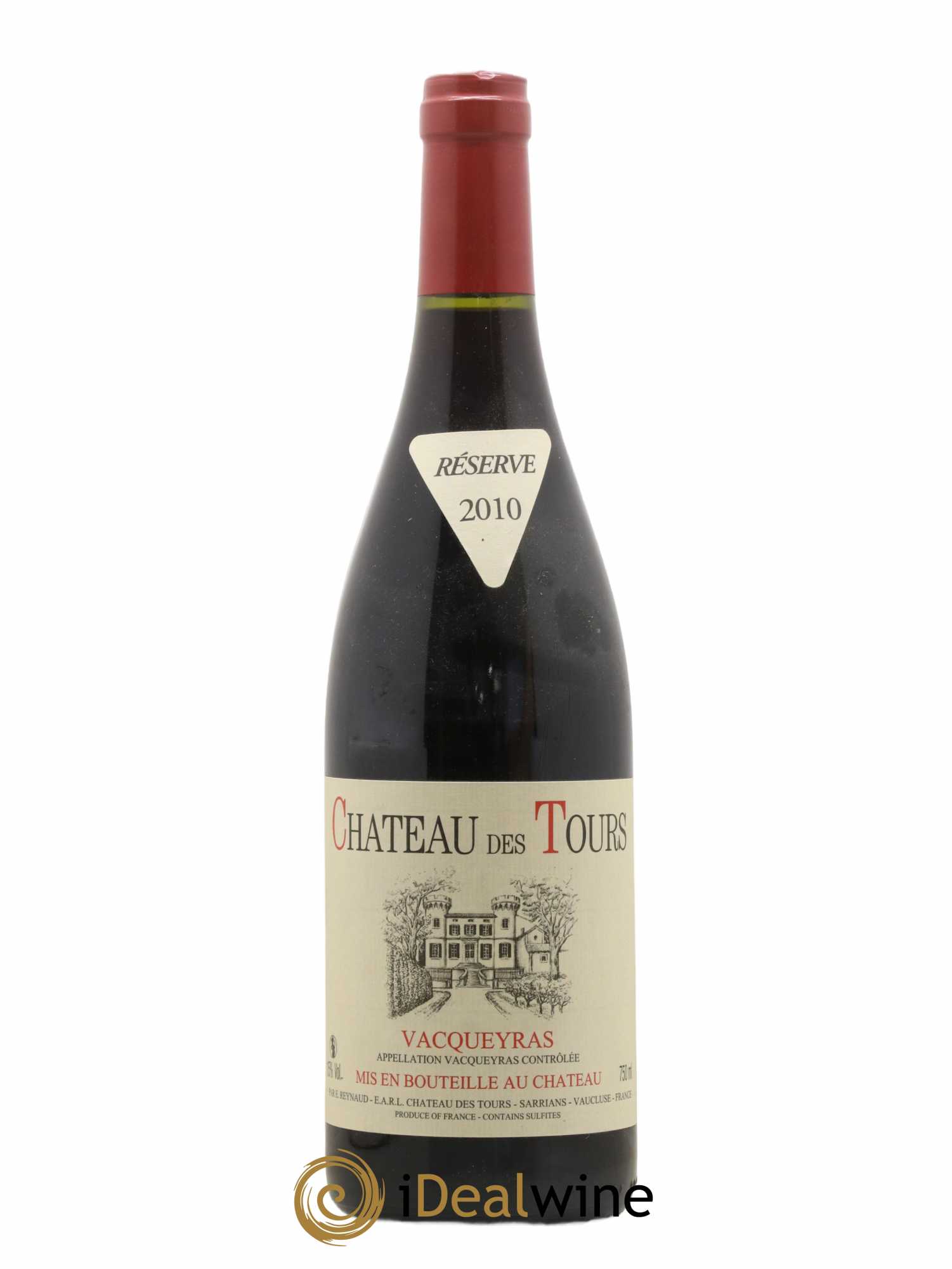 Vacqueyras Château des Tours Emmanuel Reynaud 2010 - Lot de 1 bouteille - 0