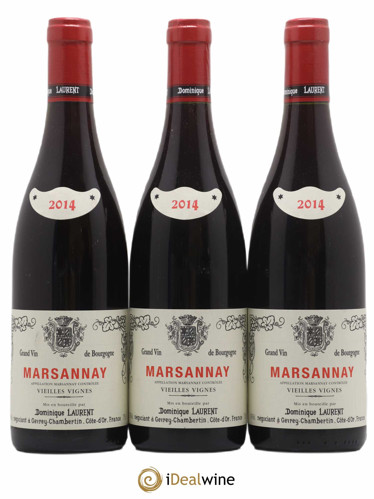 Marsannay Vieilles vignes Dominique Laurent (senza prezzo di riserva) 2014 - Lotto di 3 bottiglie - 0