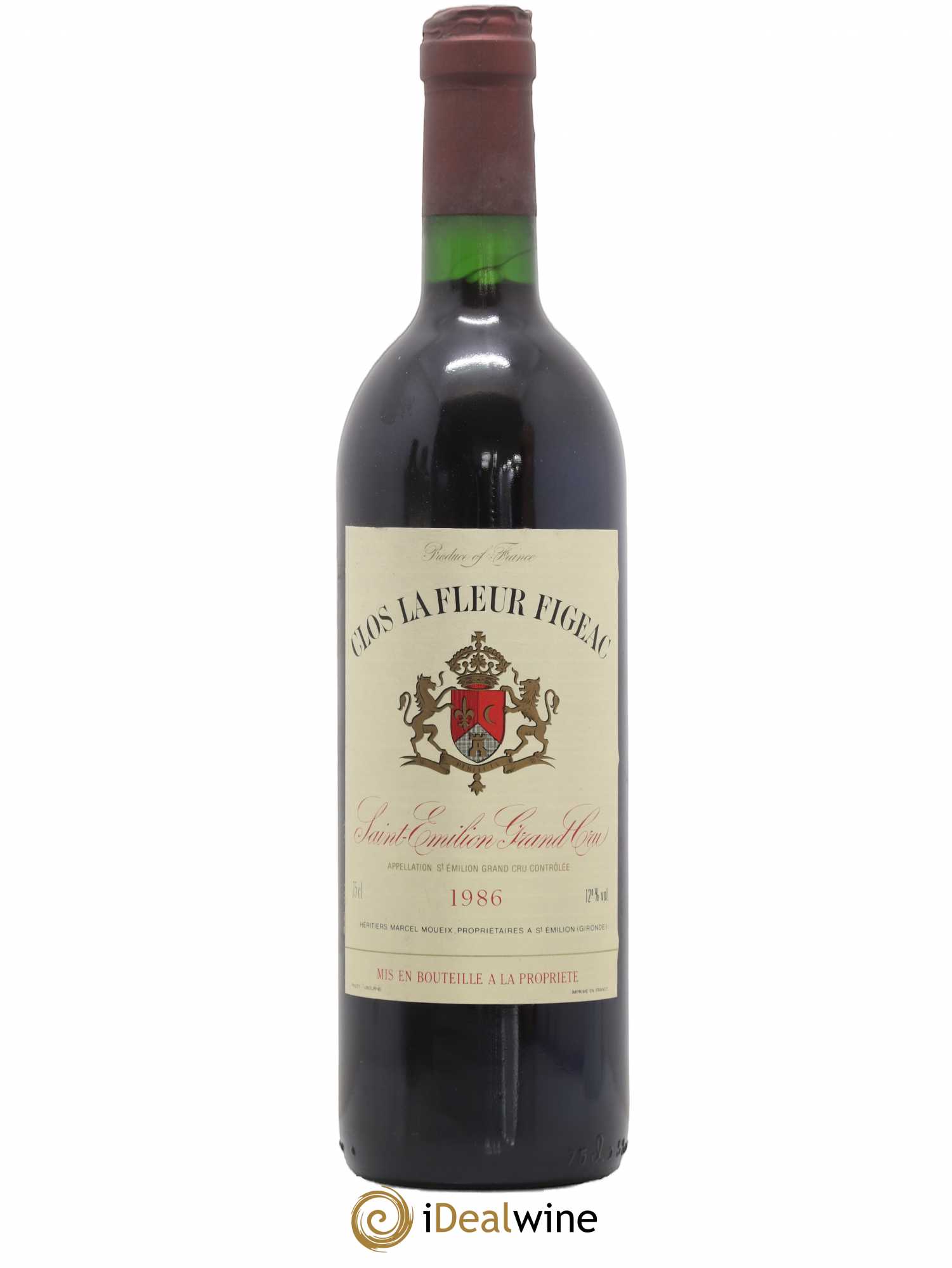 Saint-Émilion Grand Cru 1986 - Posten von 1 Flasche - 0
