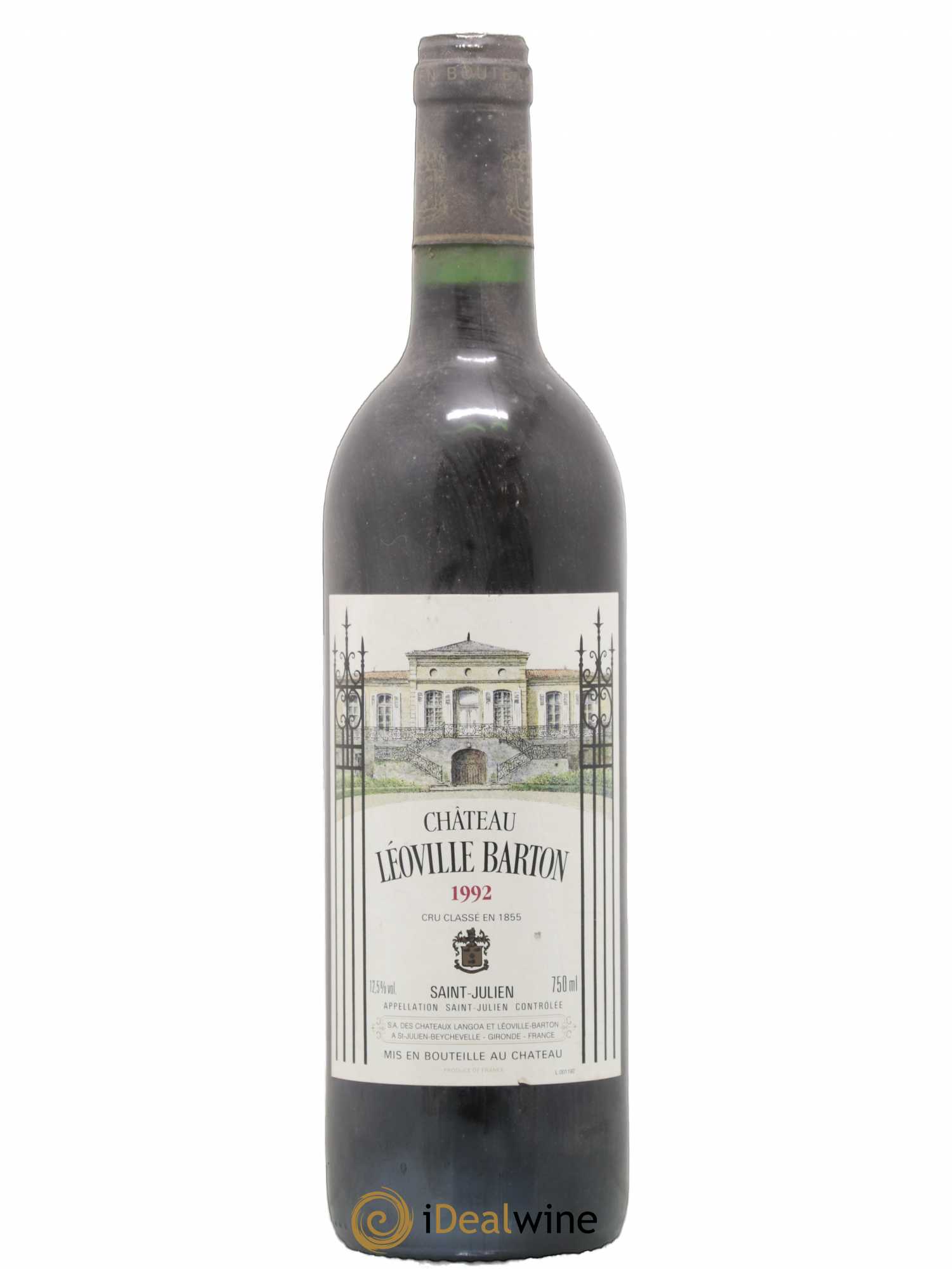 Château Léoville Barton 2ème Grand Cru Classé 1992 - Lot de 1 bouteille - 0
