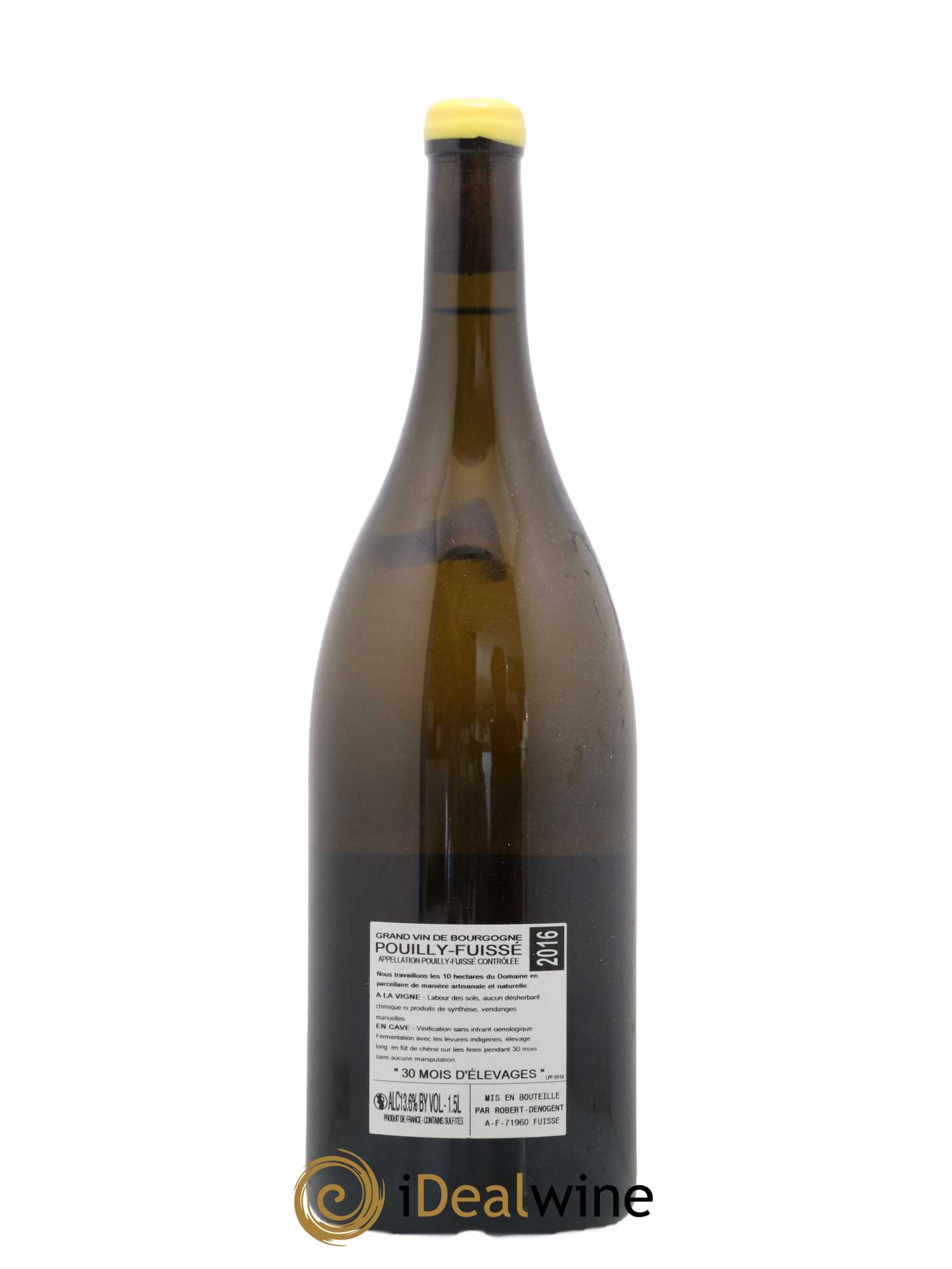 Pouilly-Fuissé La Croix Vieilles Vignes Robert Denogent (Domaine) 2016 - Lot de 1 magnum - 1