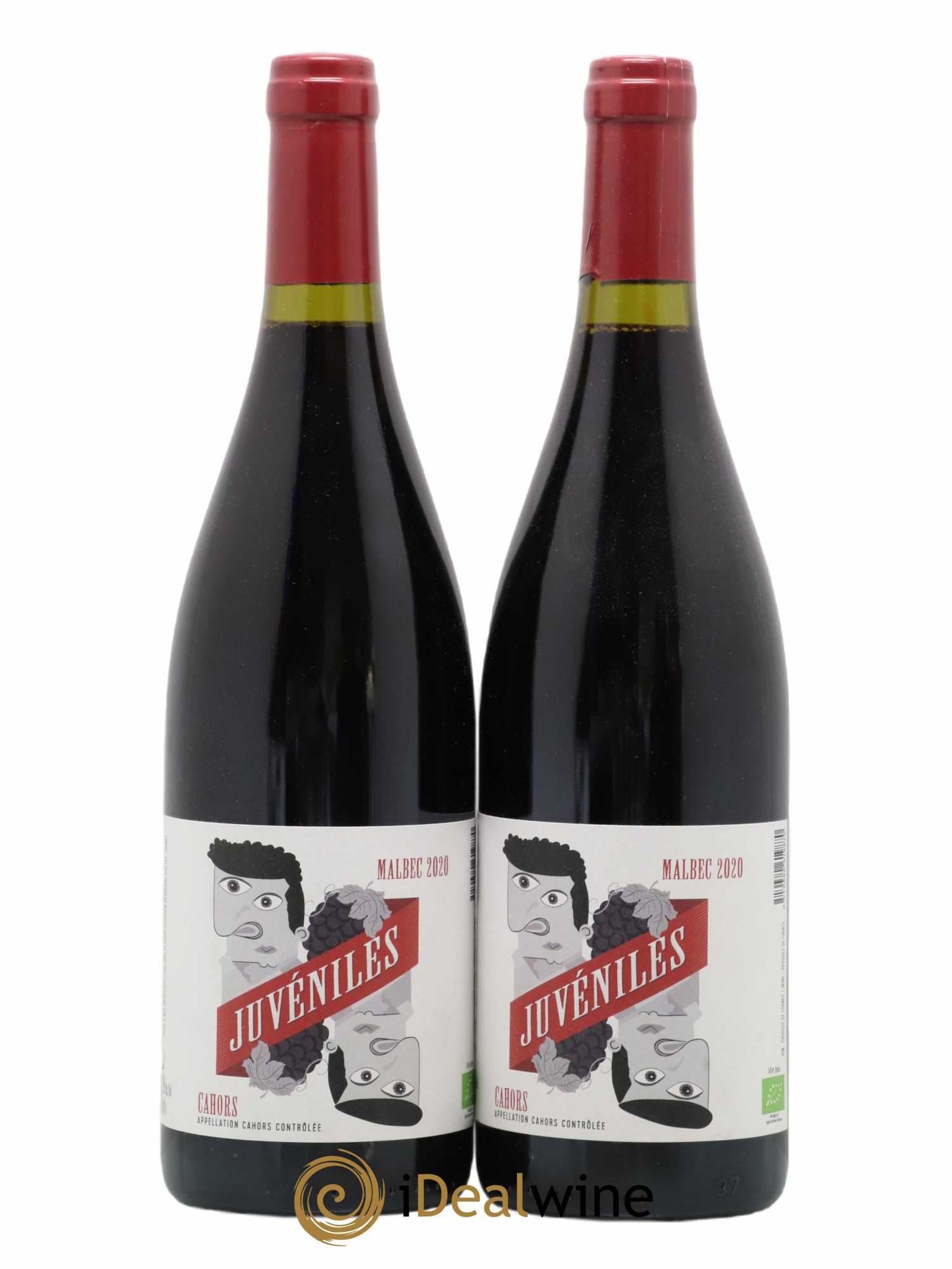 Cahors Château du Cèdre Juveniles Pascal et Jean-Marc Verhaeghe 2020 - Lot de 2 bouteilles - 0
