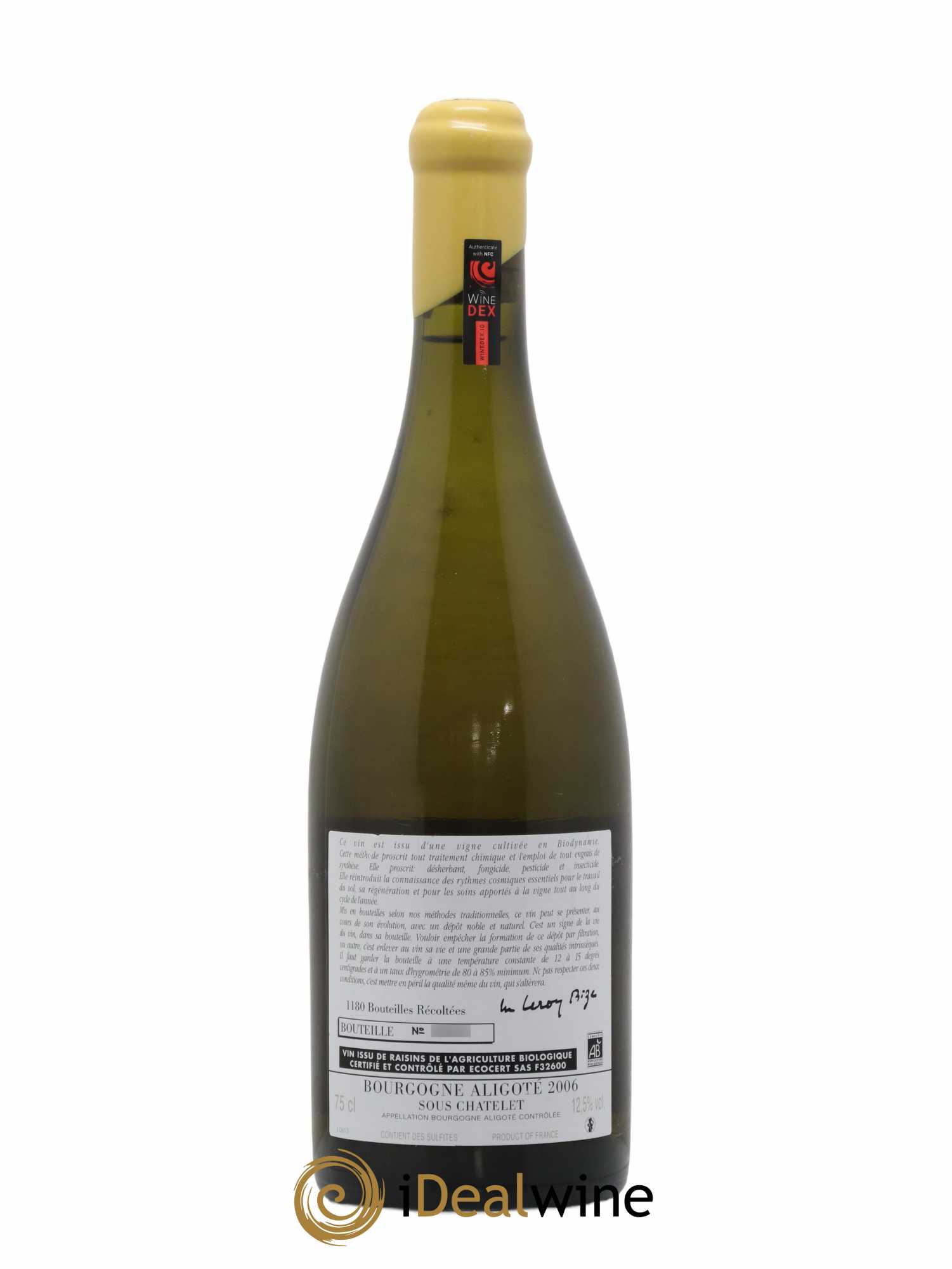 Bourgogne Aligoté Sous Chatelet d'Auvenay (Domaine) 2006 - Lot de 1 bouteille - 1