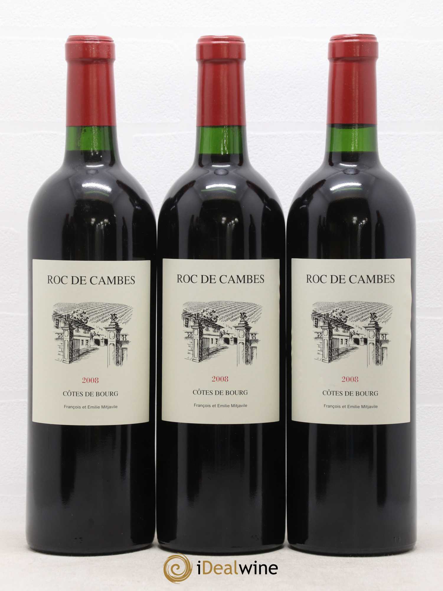 Roc de Cambes (sans prix de réserve) 2008 - Lot de 6 bouteilles - 1