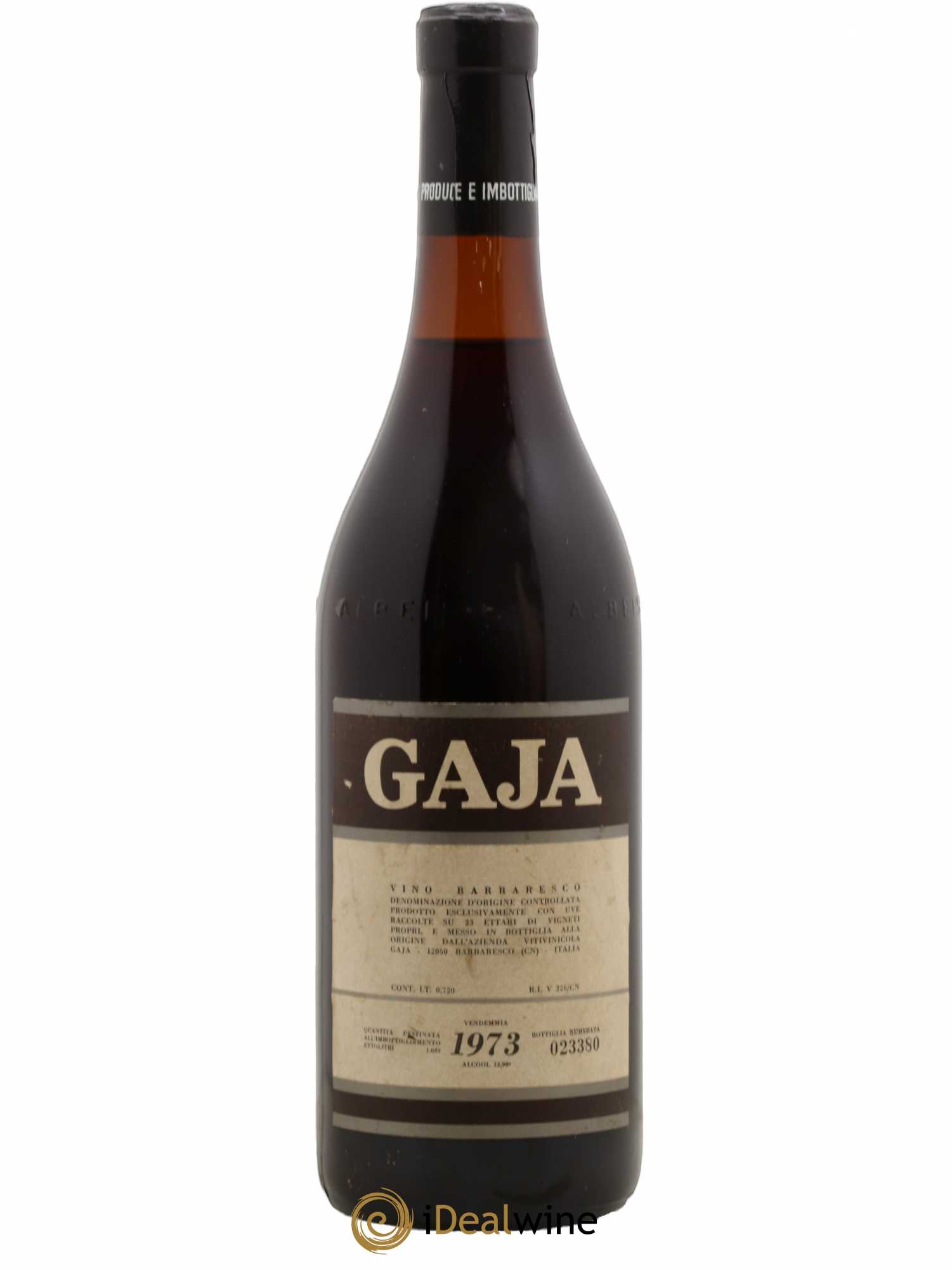Barbaresco DOCG Angelo Gaja (no reserve) 1973 - Lot of 1 bottle - 0