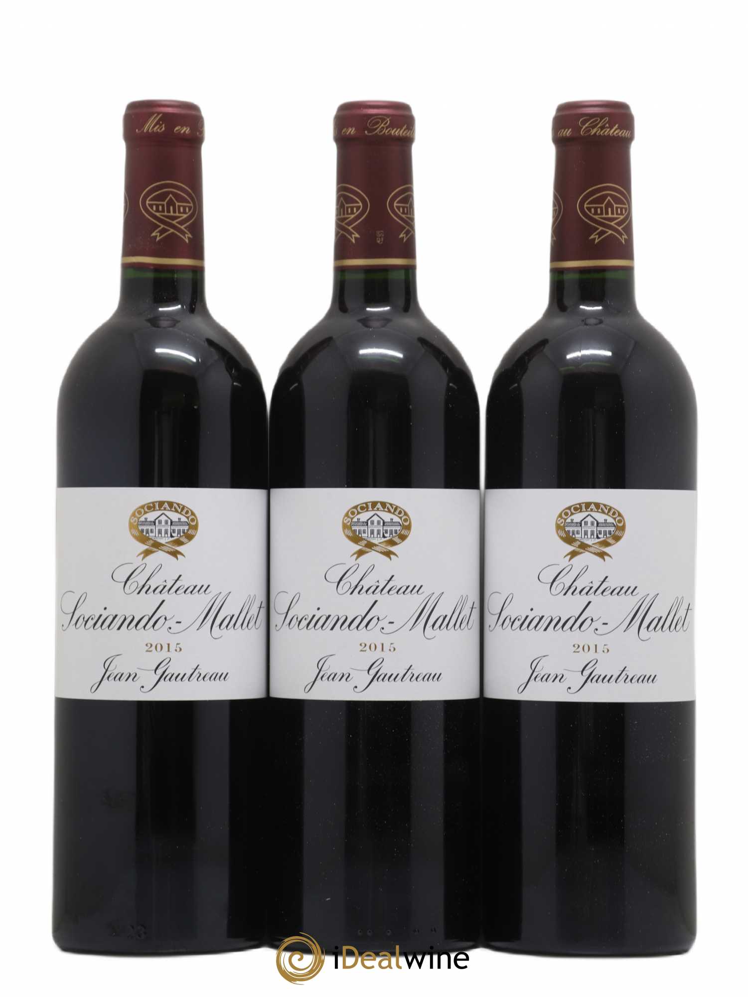 Château Sociando Mallet 2015 - Lot de 12 bouteilles - 1
