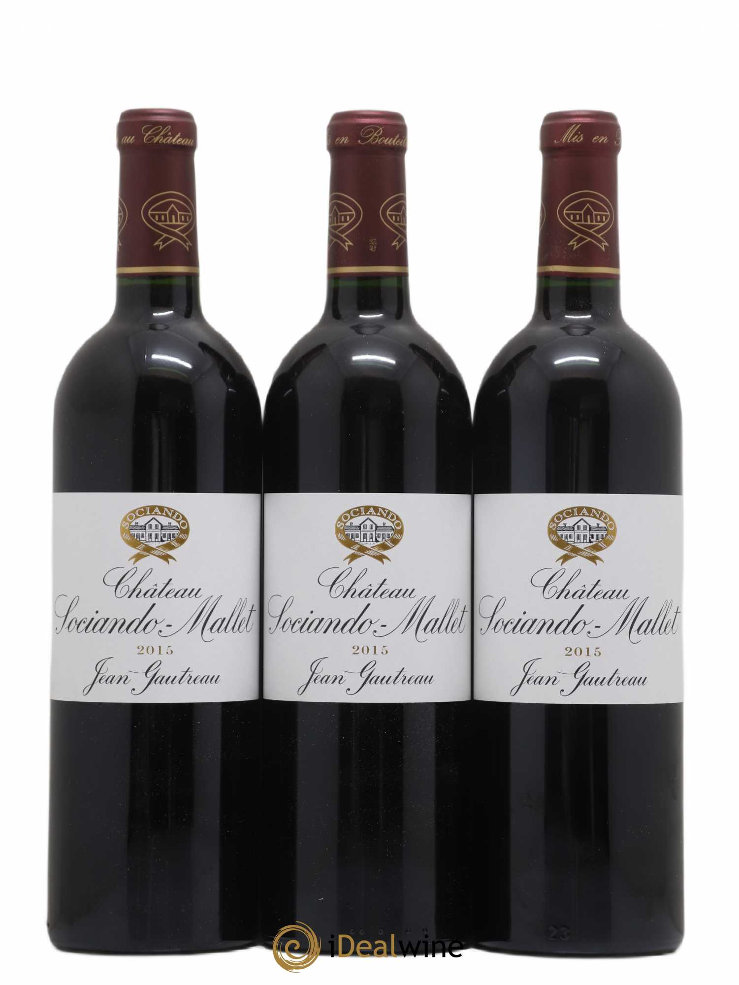 Château Sociando Mallet 2015 - Lot de 12 bouteilles - 2