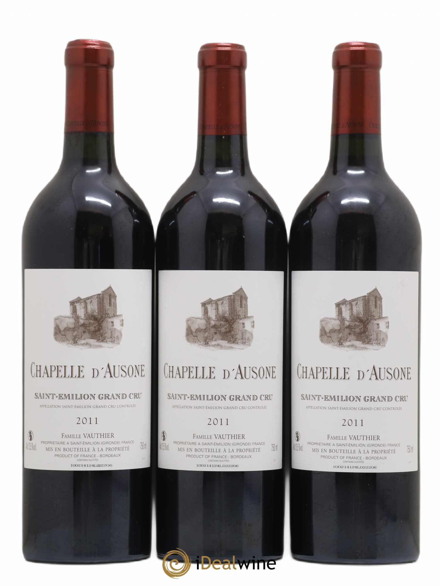 Chapelle d'Ausone Second Vin 2011 - Lot de 6 bouteilles - 1