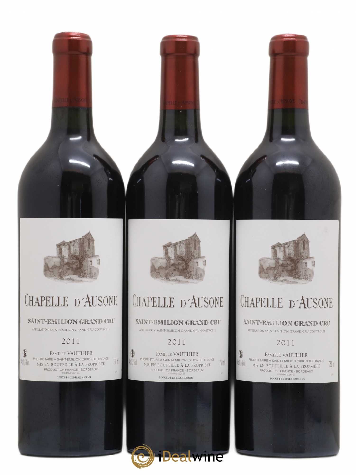 Chapelle d'Ausone Second Vin 2011 - Lot de 6 bouteilles - 2