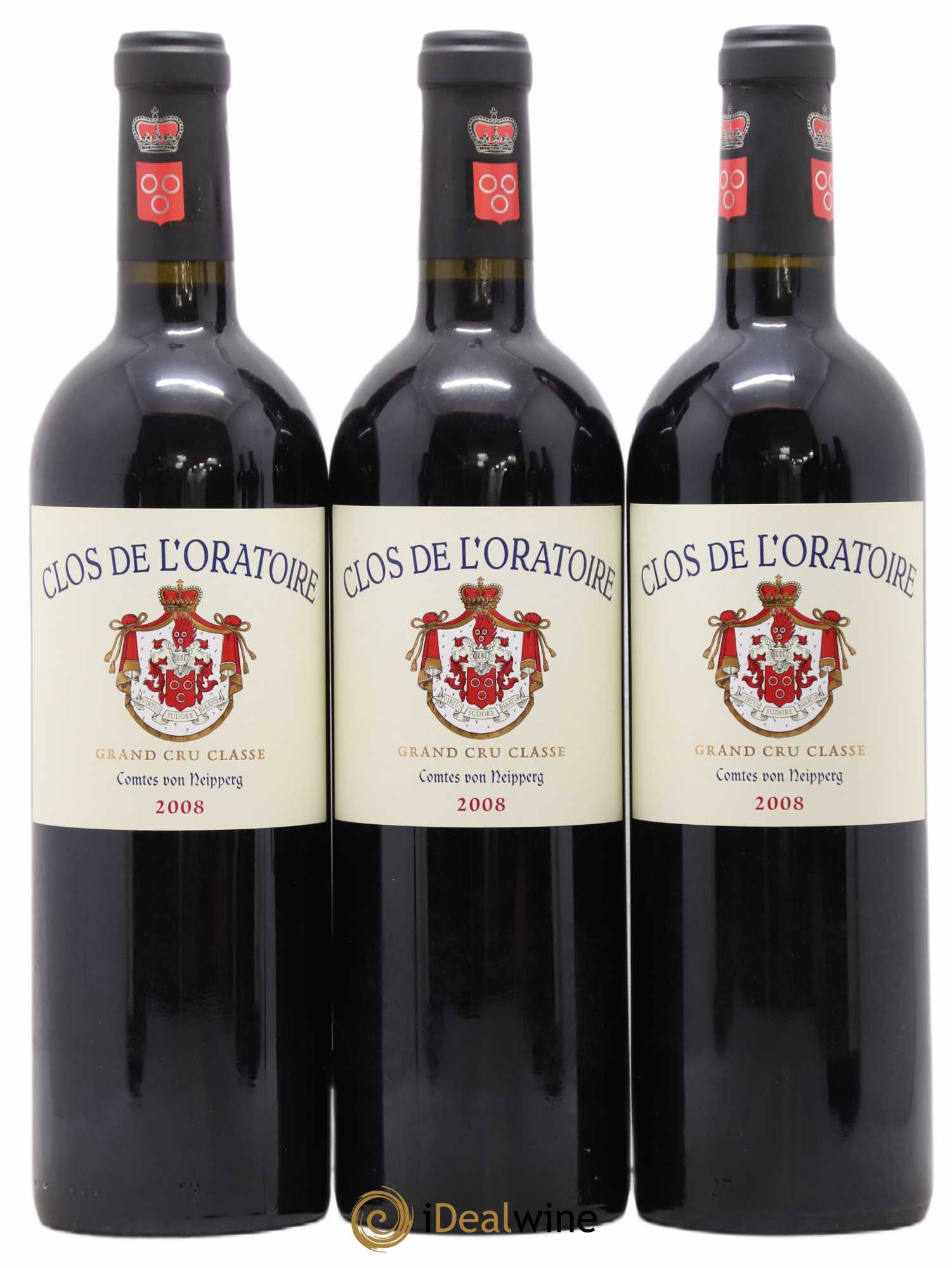 Clos de l'Oratoire Grand Cru Classé (senza prezzo di riserva) 2008 - Lotto di 6 bottiglie - 2