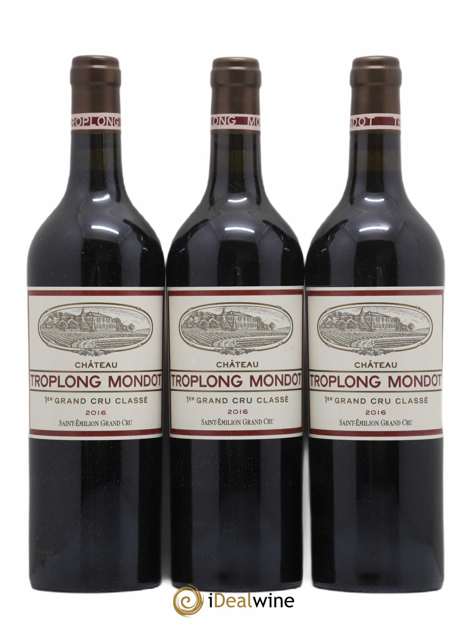 Château Troplong Mondot 1er Grand Cru Classé B 2016 - Lot of 6 bottles - 2