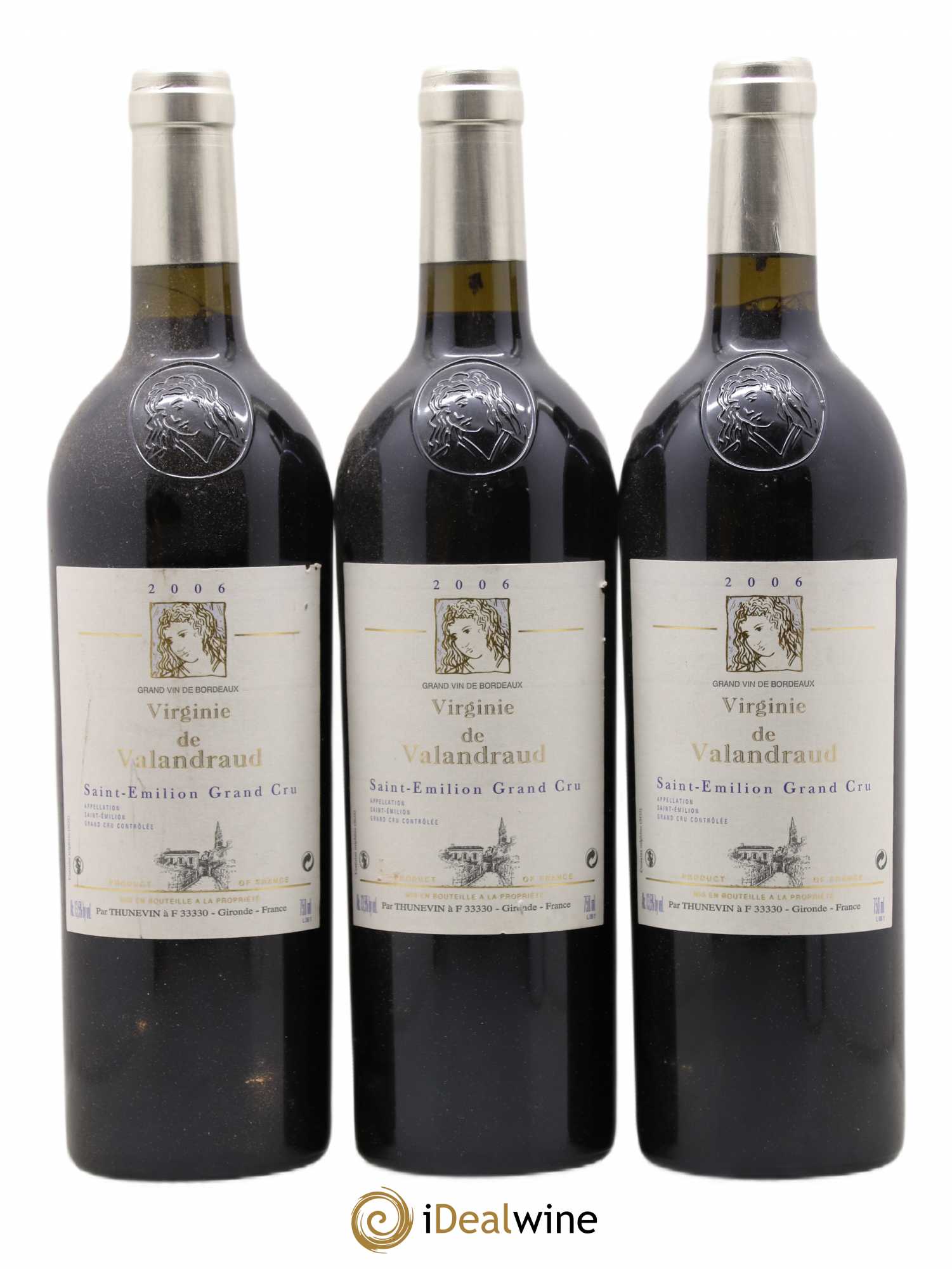 Virginie de Valandraud (sans prix de réserve) 2006 - Lot de 3 bouteilles - 0