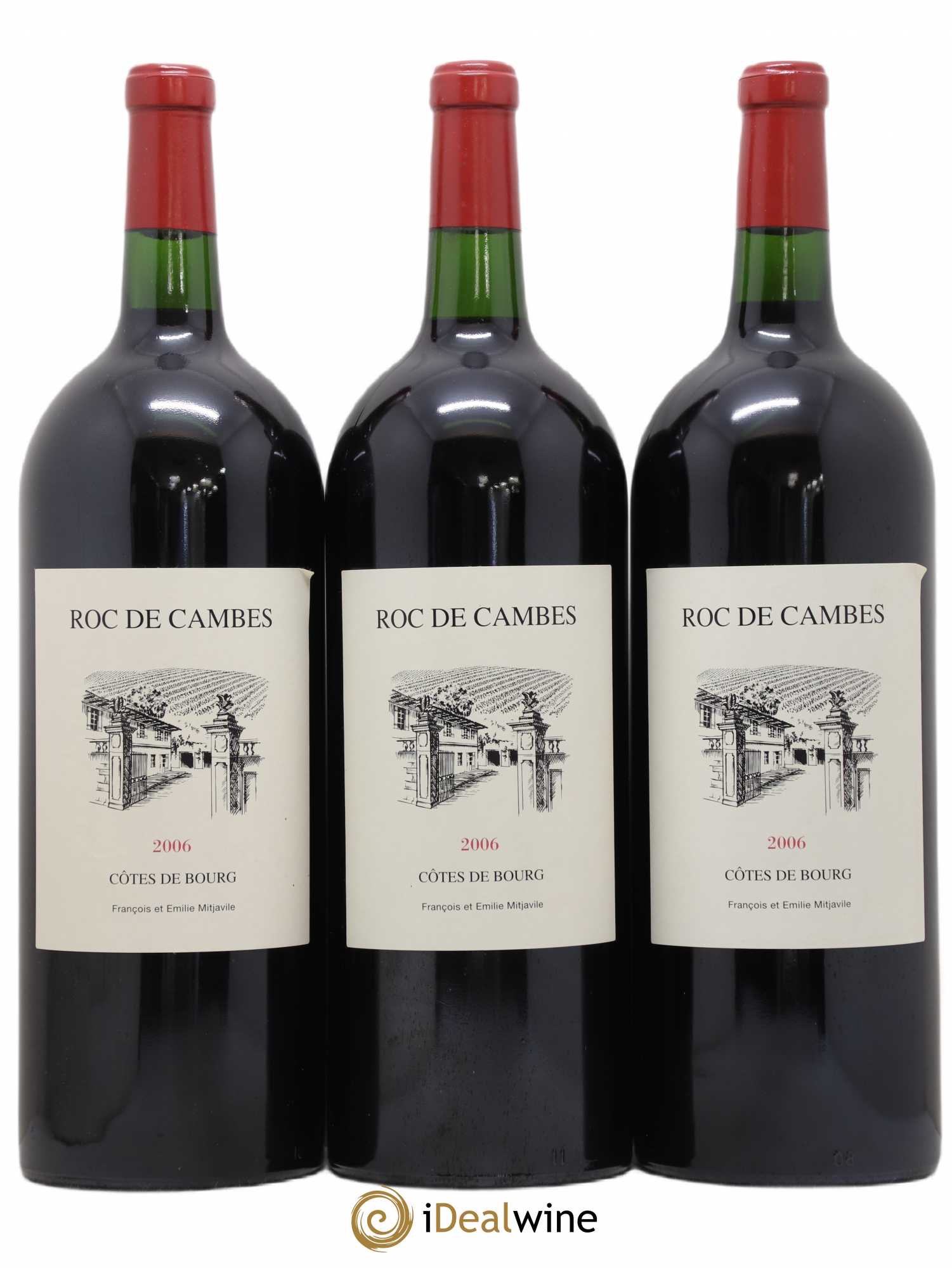 Roc de Cambes 2006 - Lot of 3 magnums - 0