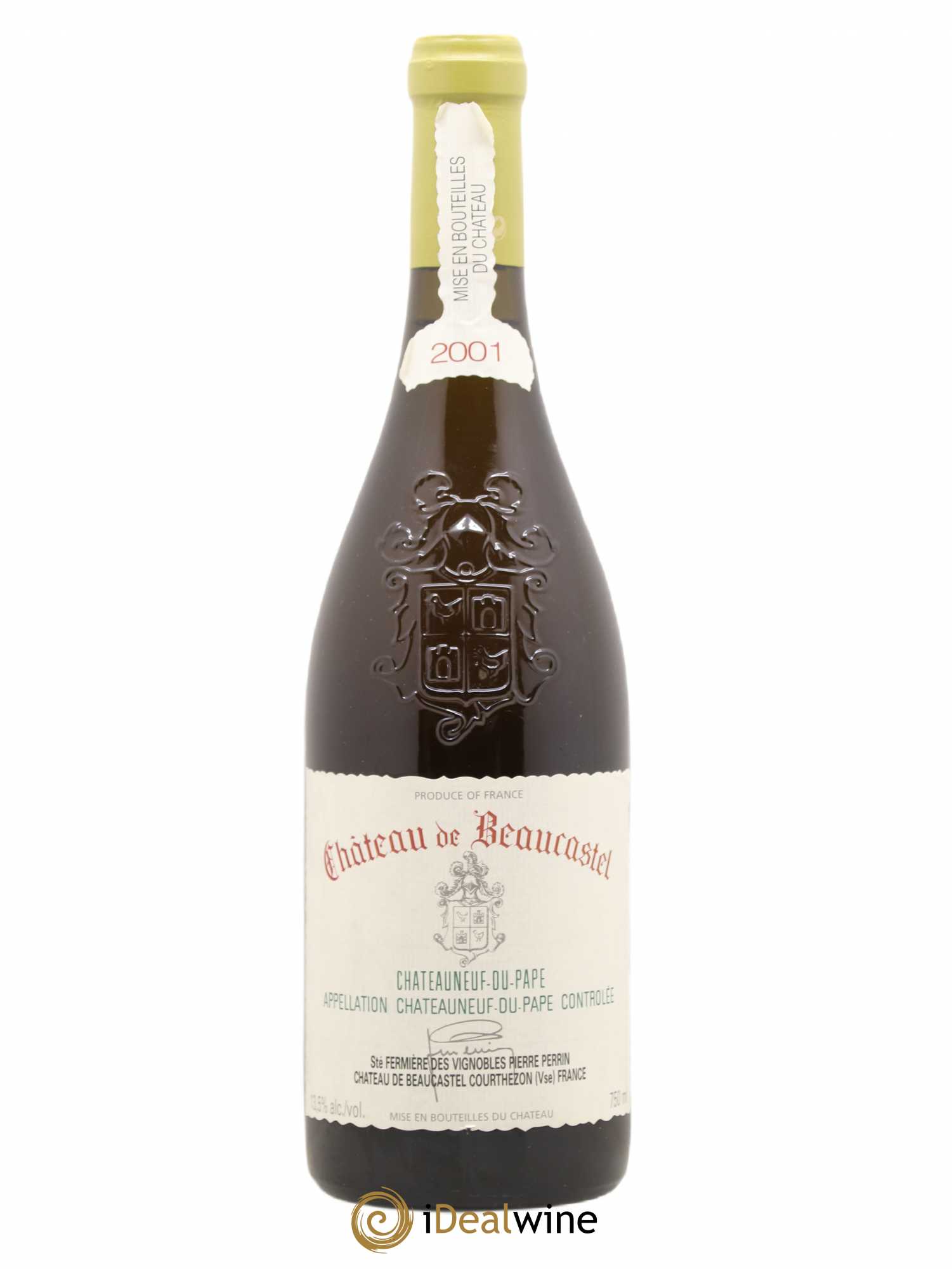 Châteauneuf-du-Pape Château de Beaucastel Famille Perrin (no reserve) 2001 - Lot of 1 bottle - 0