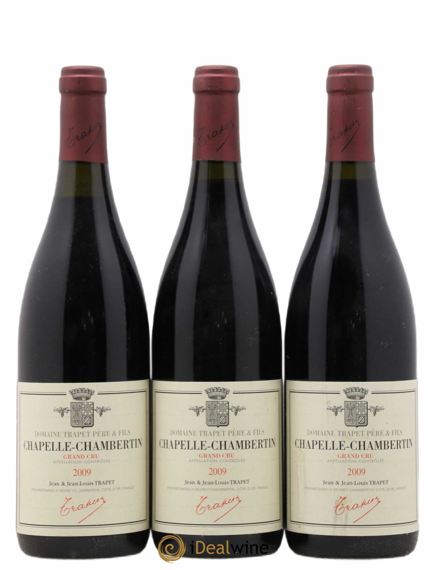 Chapelle-Chambertin Grand Cru Domaine Trapet 2009 - Lot de 3 bouteilles - 0