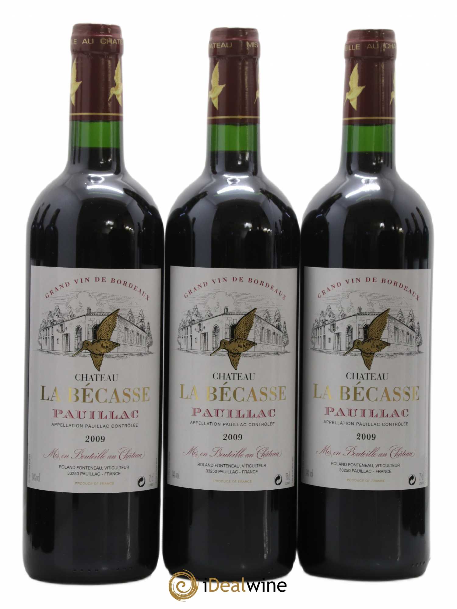 Château la Bécasse 2009 - Lot de 12 bouteilles - 2