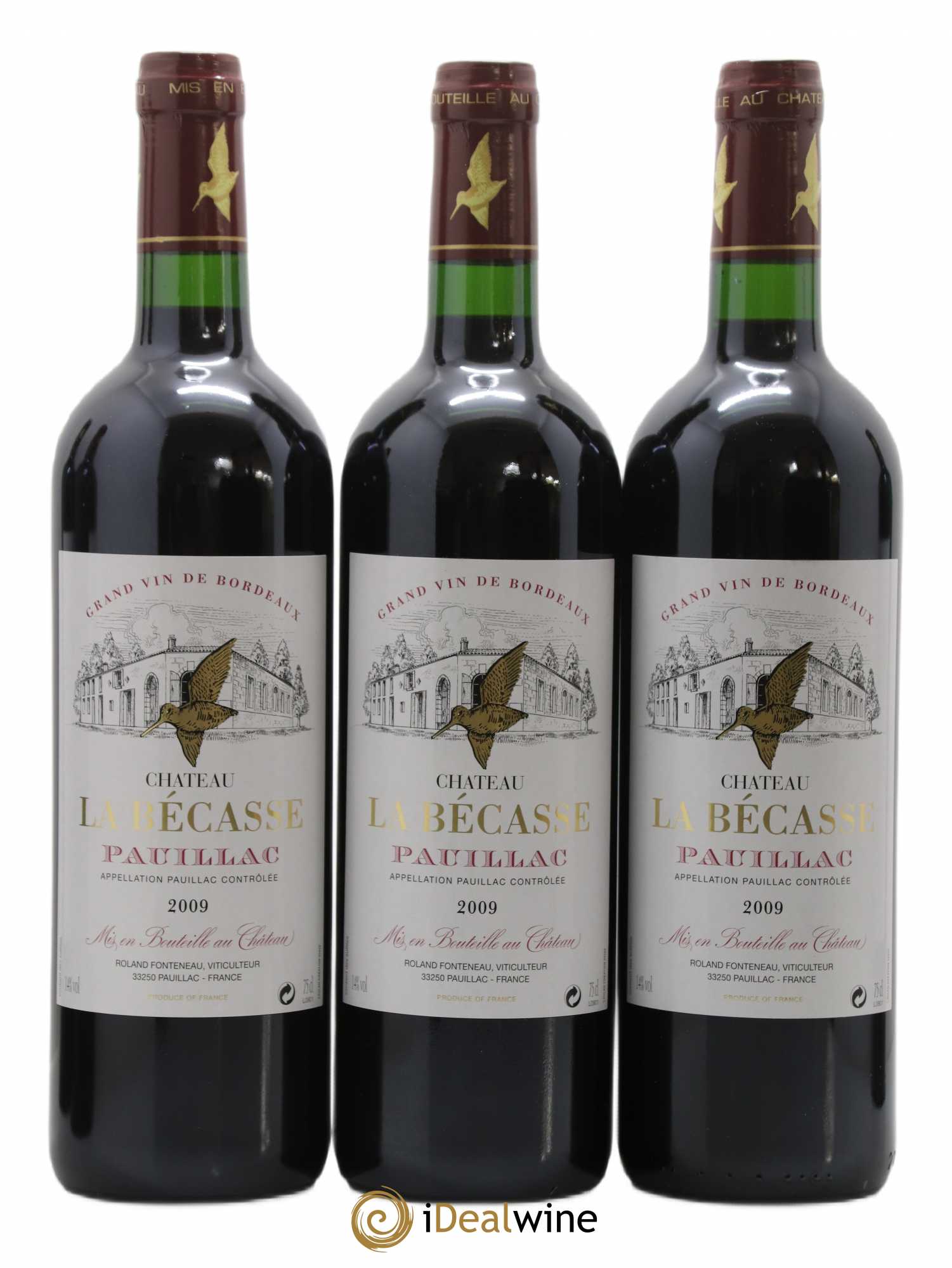 Château la Bécasse 2009 - Lot de 12 bouteilles - 3