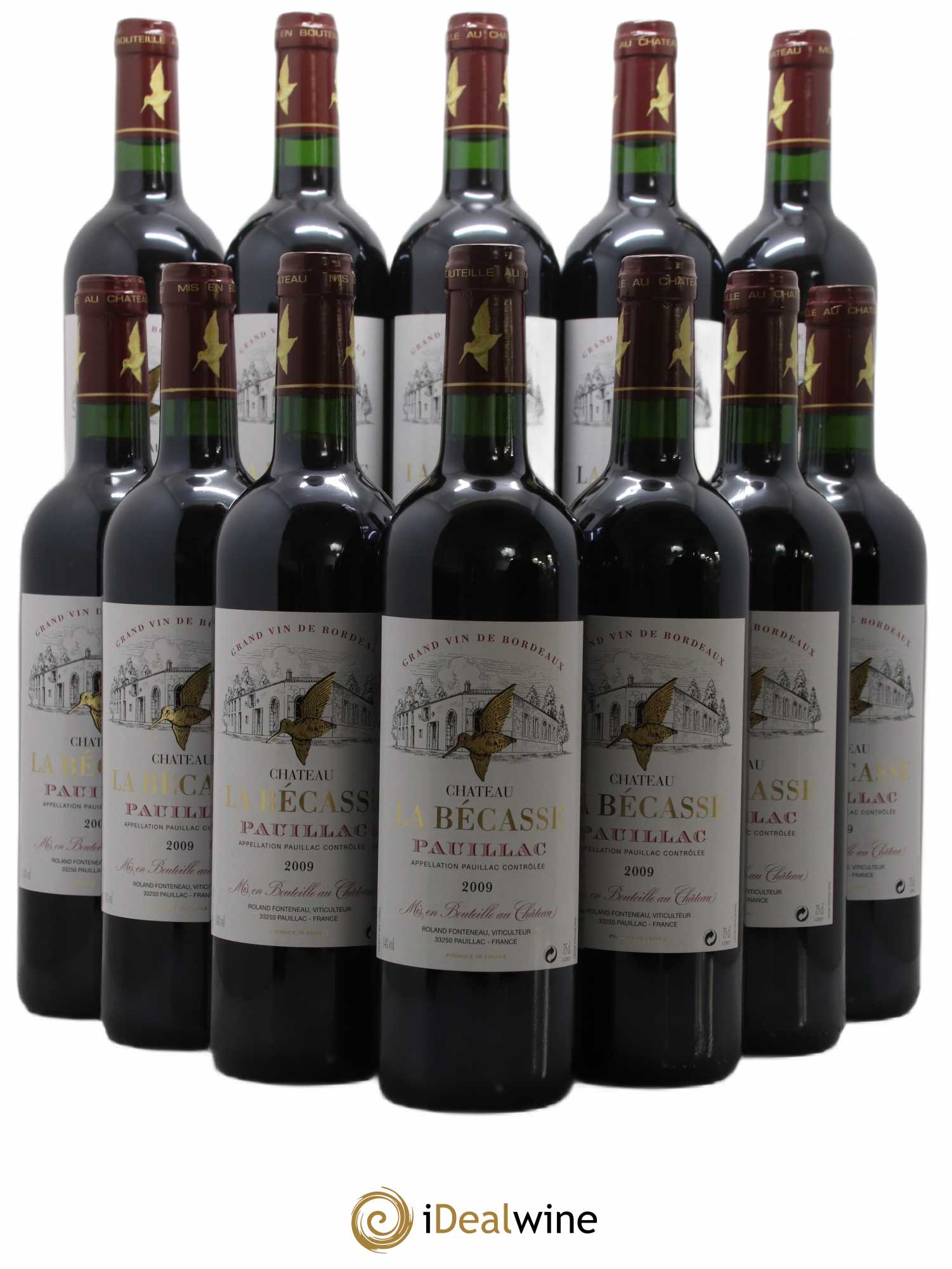 Château la Bécasse 2009 - Lot de 12 bouteilles - 0