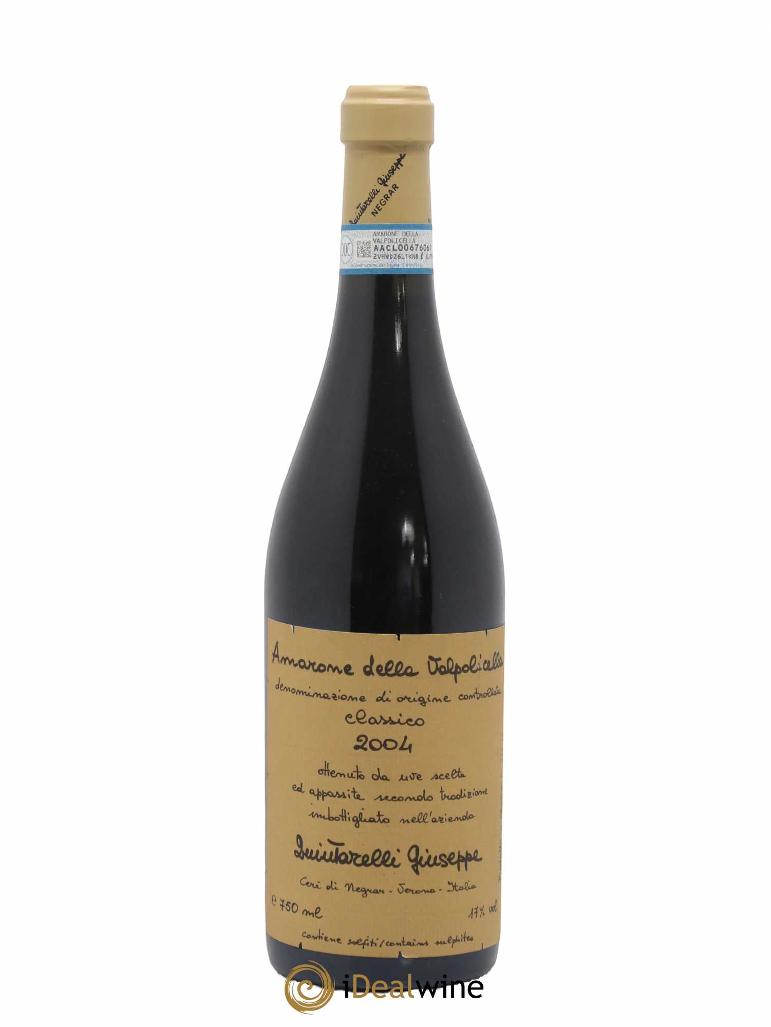 Amarone della Valpolicella Classico Superiore DOCG Giuseppe Quintarelli 2004 - Lot de 1 bouteille - 0