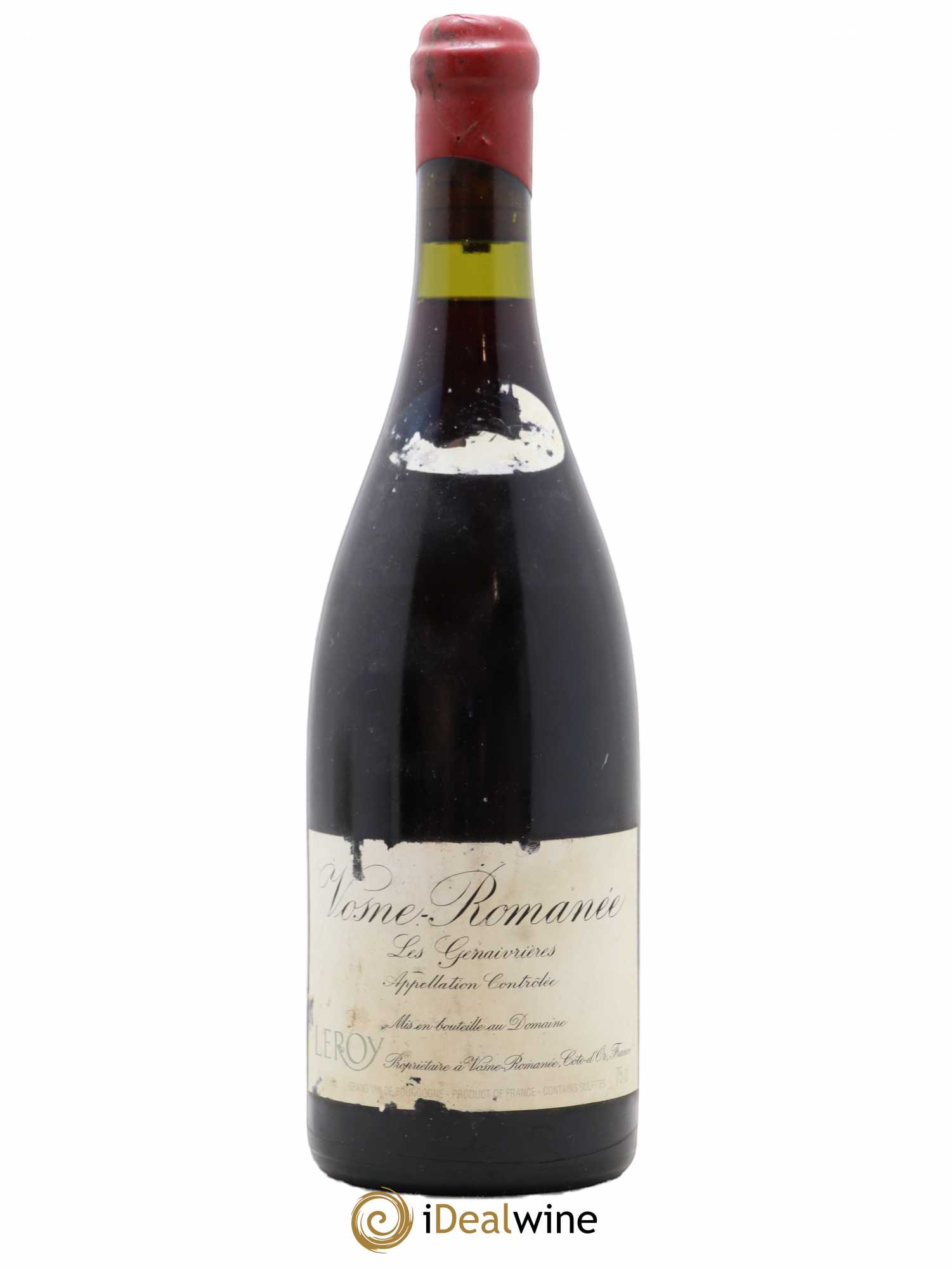 Vosne-Romanée Les Genaivrières Leroy (Domaine) 2007 - Lot de 1 bouteille - 0