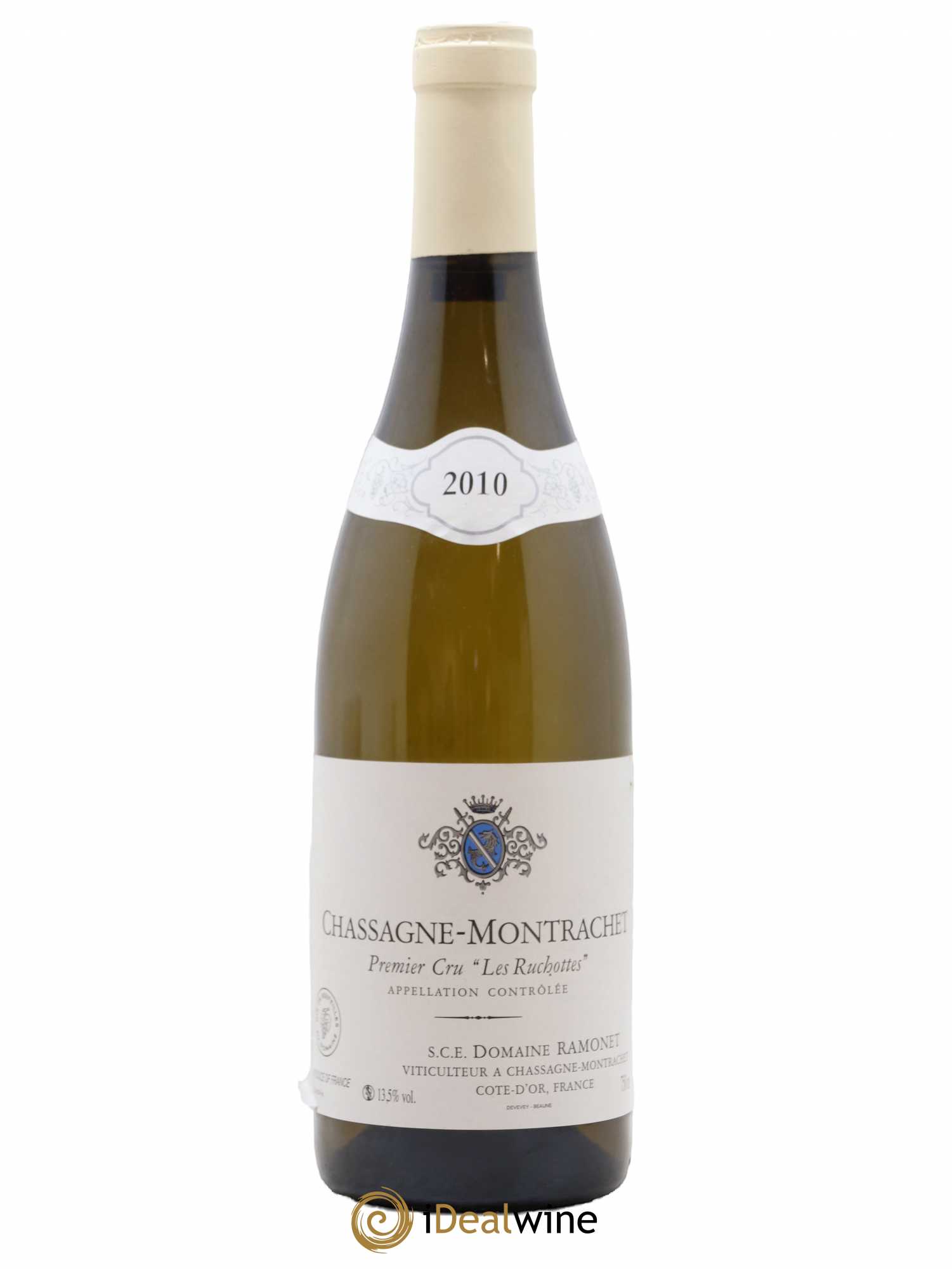 Chassagne-Montrachet 1er Cru Les Ruchottes Ramonet (Domaine) 2010 - Lot de 1 bouteille - 0