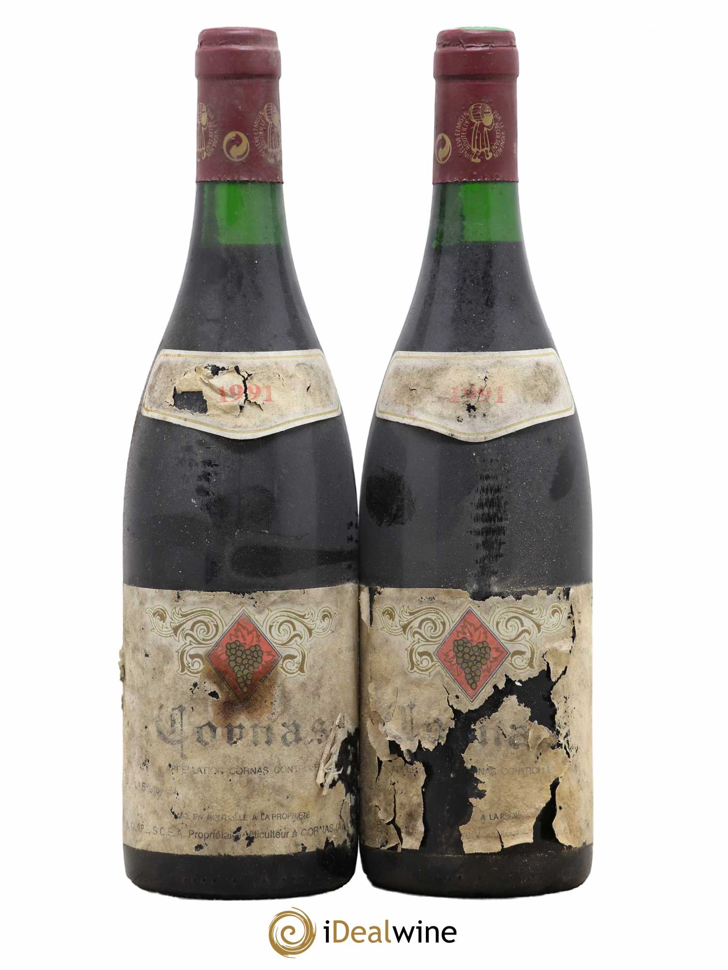 Cornas Auguste Clape 1991 - Lot de 2 bouteilles - 0