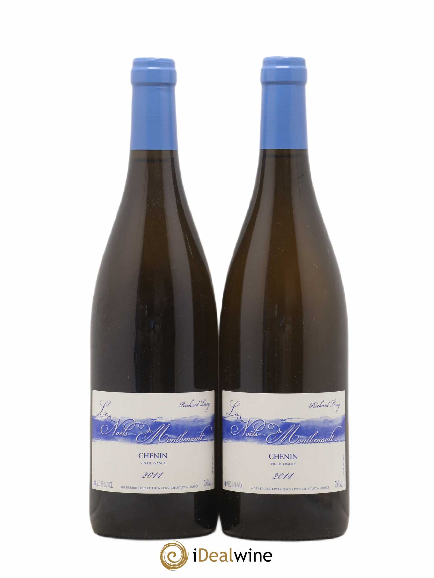 Vin de France Les Noëls de Montbenault Richard Leroy 2014 - Lot of 2 bottles - 0