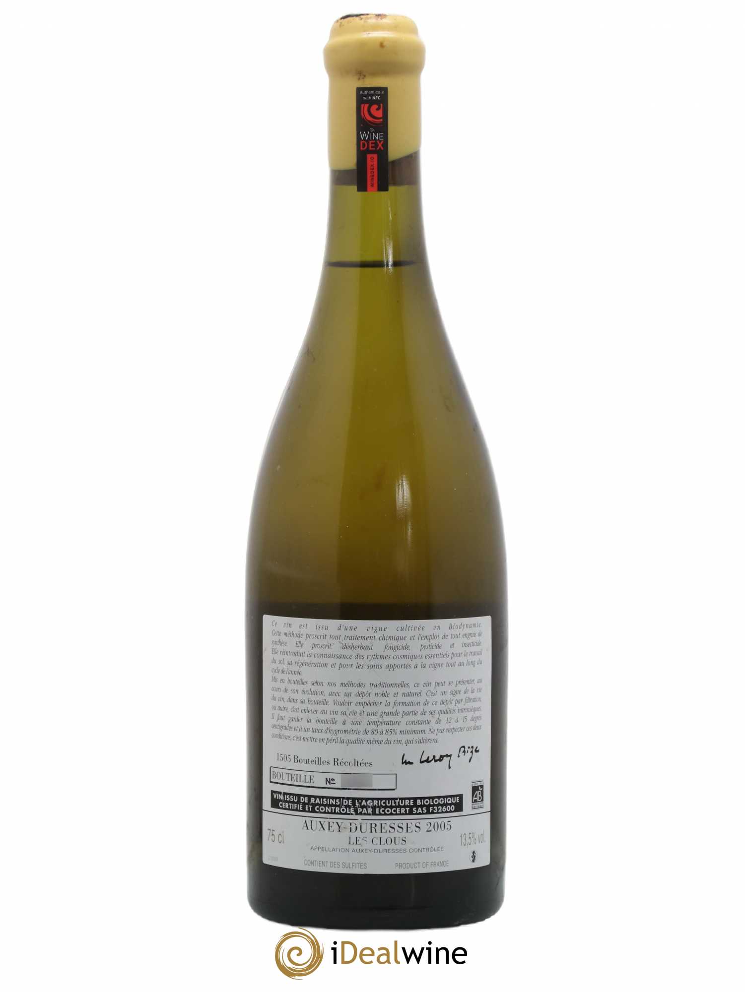 Auxey-Duresses Les Clous d'Auvenay (Domaine) 2005 - Lot de 1 bouteille - 1