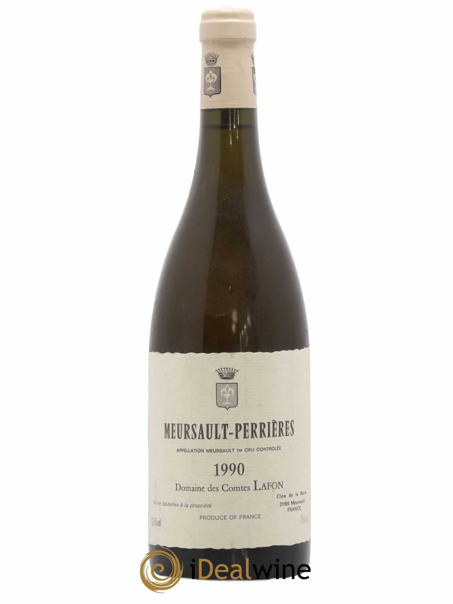 Meursault 1er Cru Perrières Comtes Lafon (Domaine des) 1990 - Lot de 1 bouteille - 0