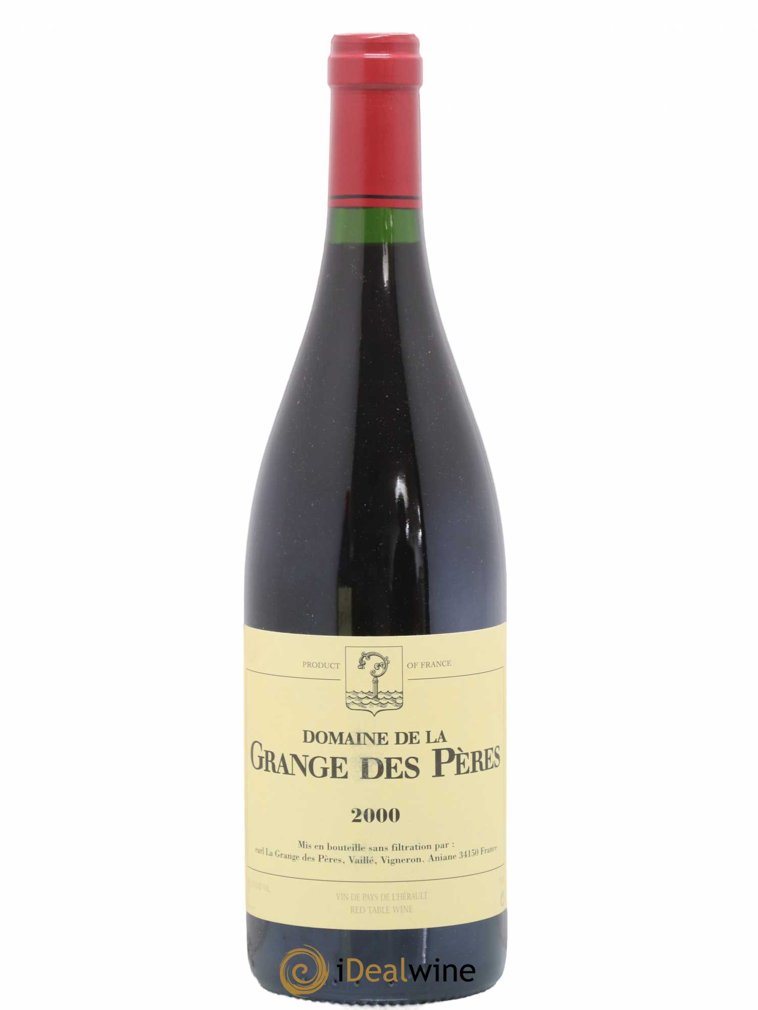 Pays d'Hérault Grange des Pères Laurent Vaillé 2000 - Lot de 1 bouteille - 0