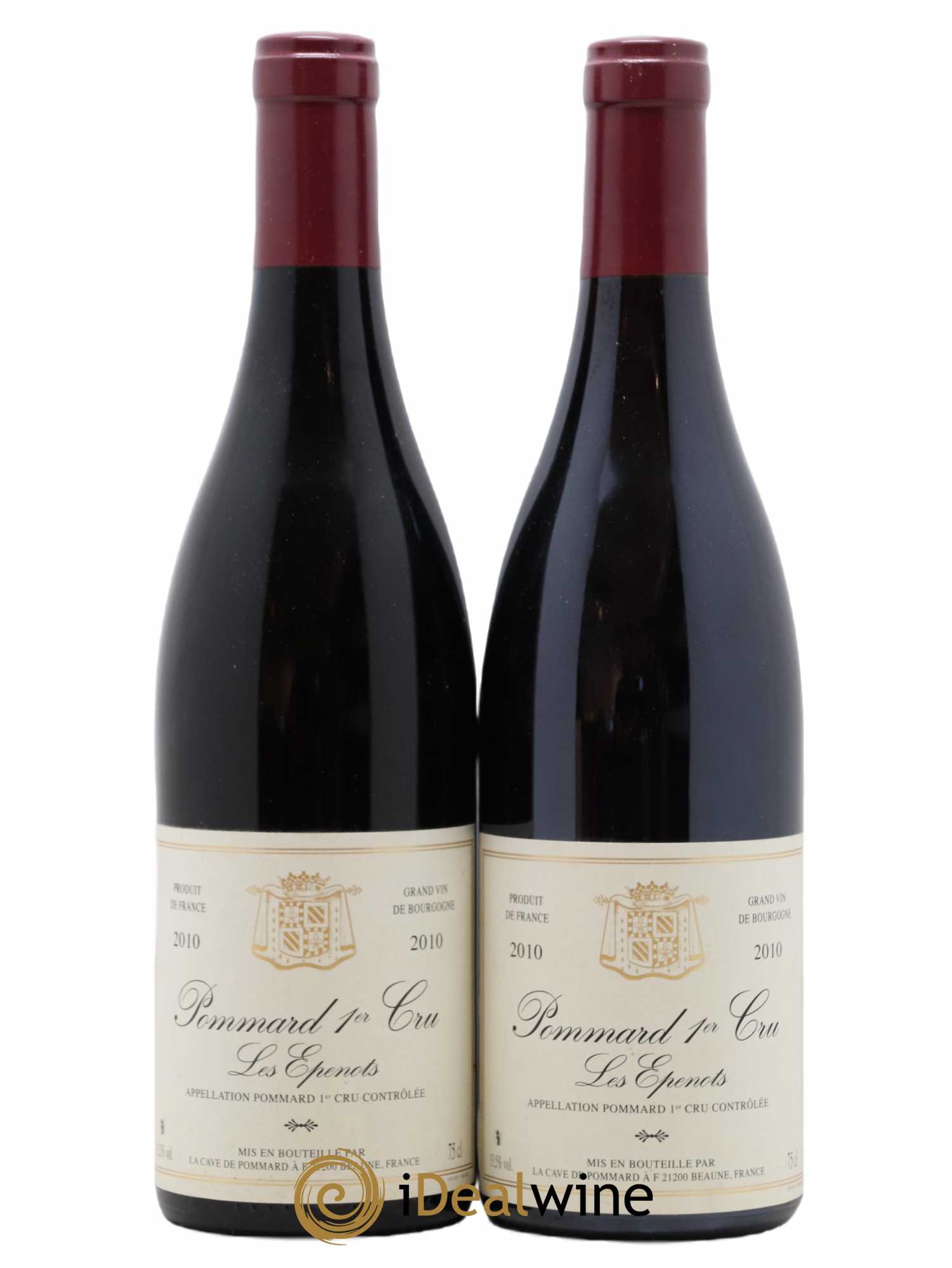 Pommard 1er Cru (no reserve) 2010 - Lot of 2 bottles - 0