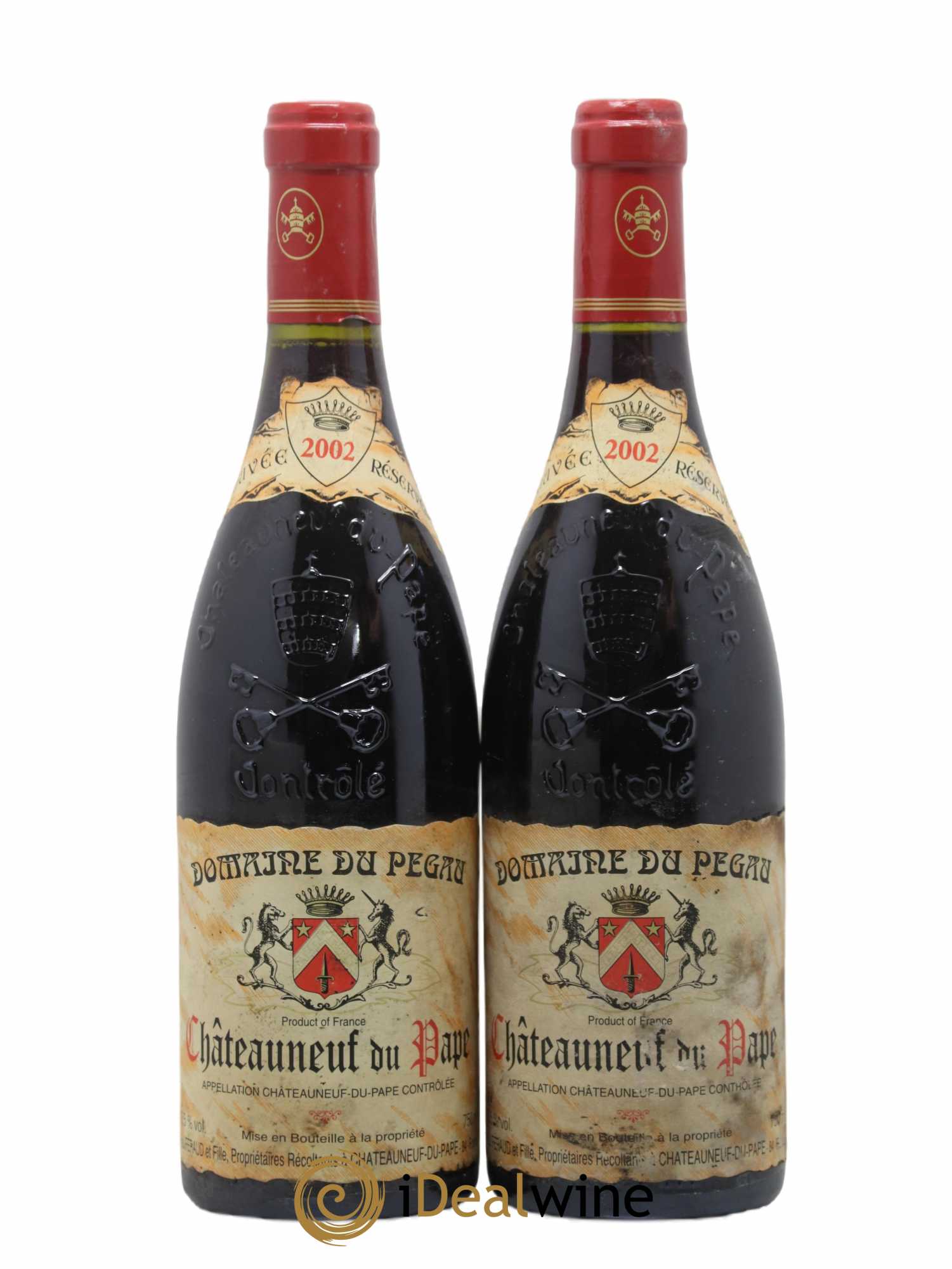 Châteauneuf-du-Pape Domaine du Pégau Cuvée Réservée Paul et Laurence Féraud 2002 - Lot de 2 bouteilles - 0