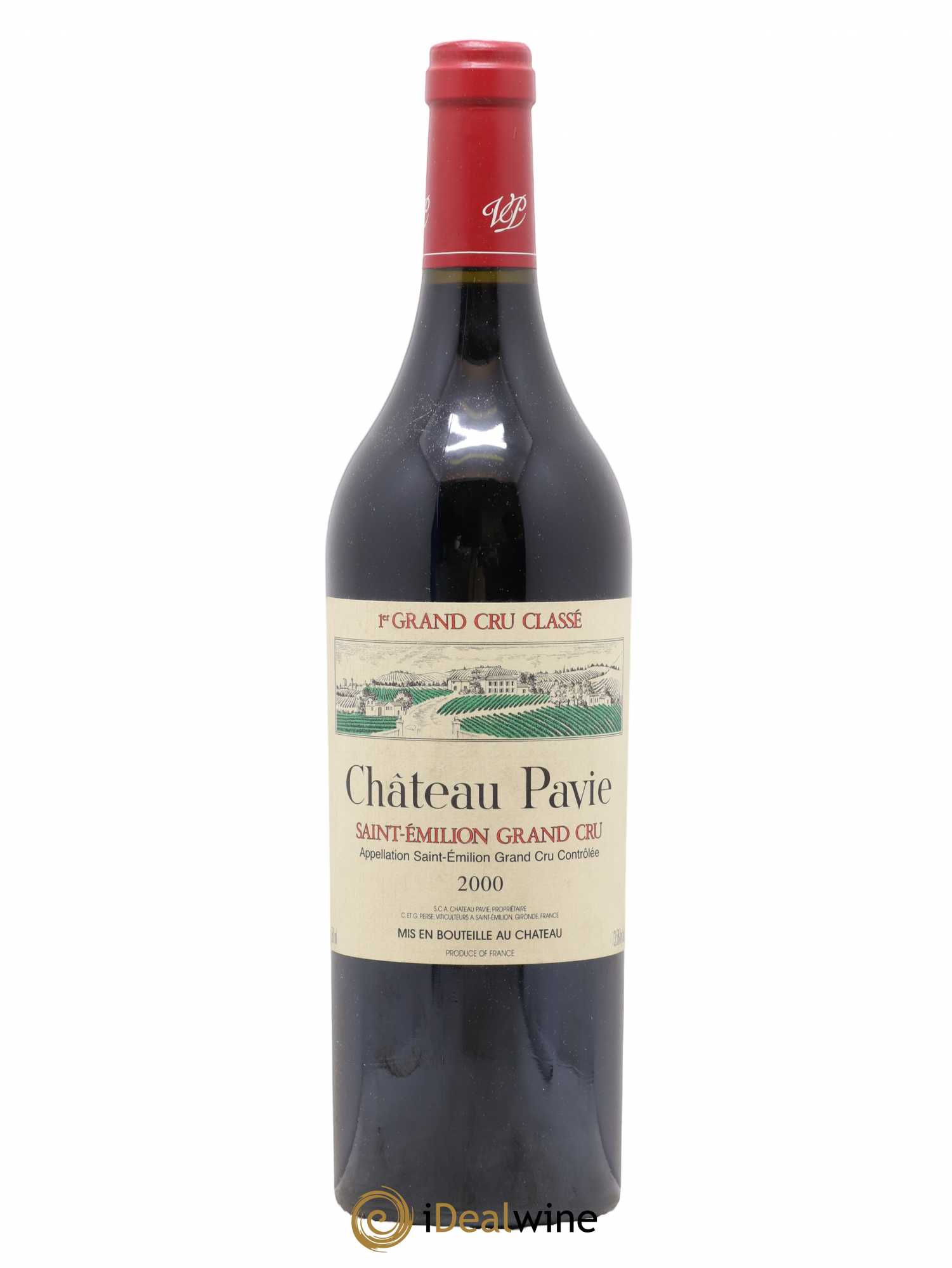 Château Pavie 1er Grand Cru Classé A 2000 - Lot de 1 bouteille - 0