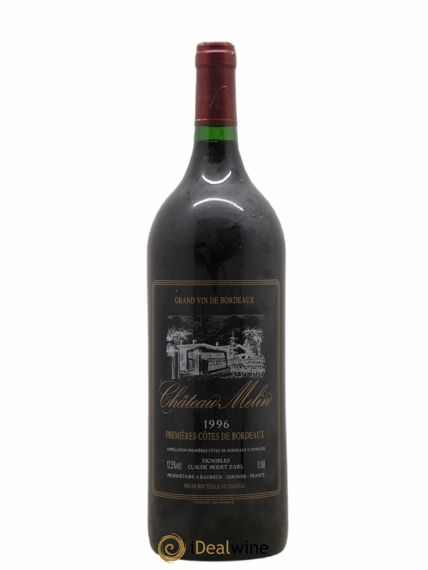 Premières Côtes de Bordeaux 1996 - Lot de 1 magnum - 0