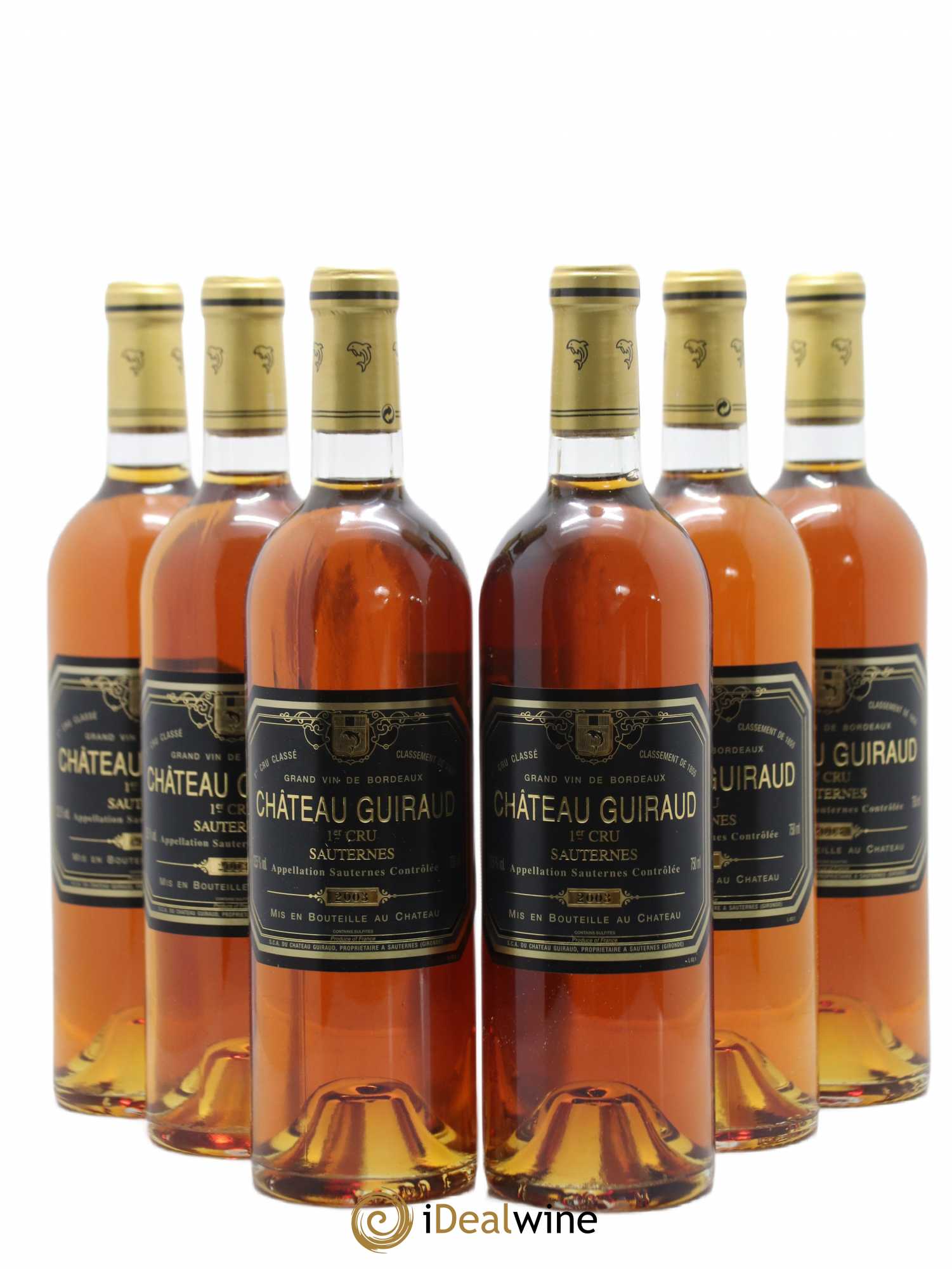 Château Guiraud 1er Grand Cru Classé 2003 - Lot de 6 bouteilles - 0