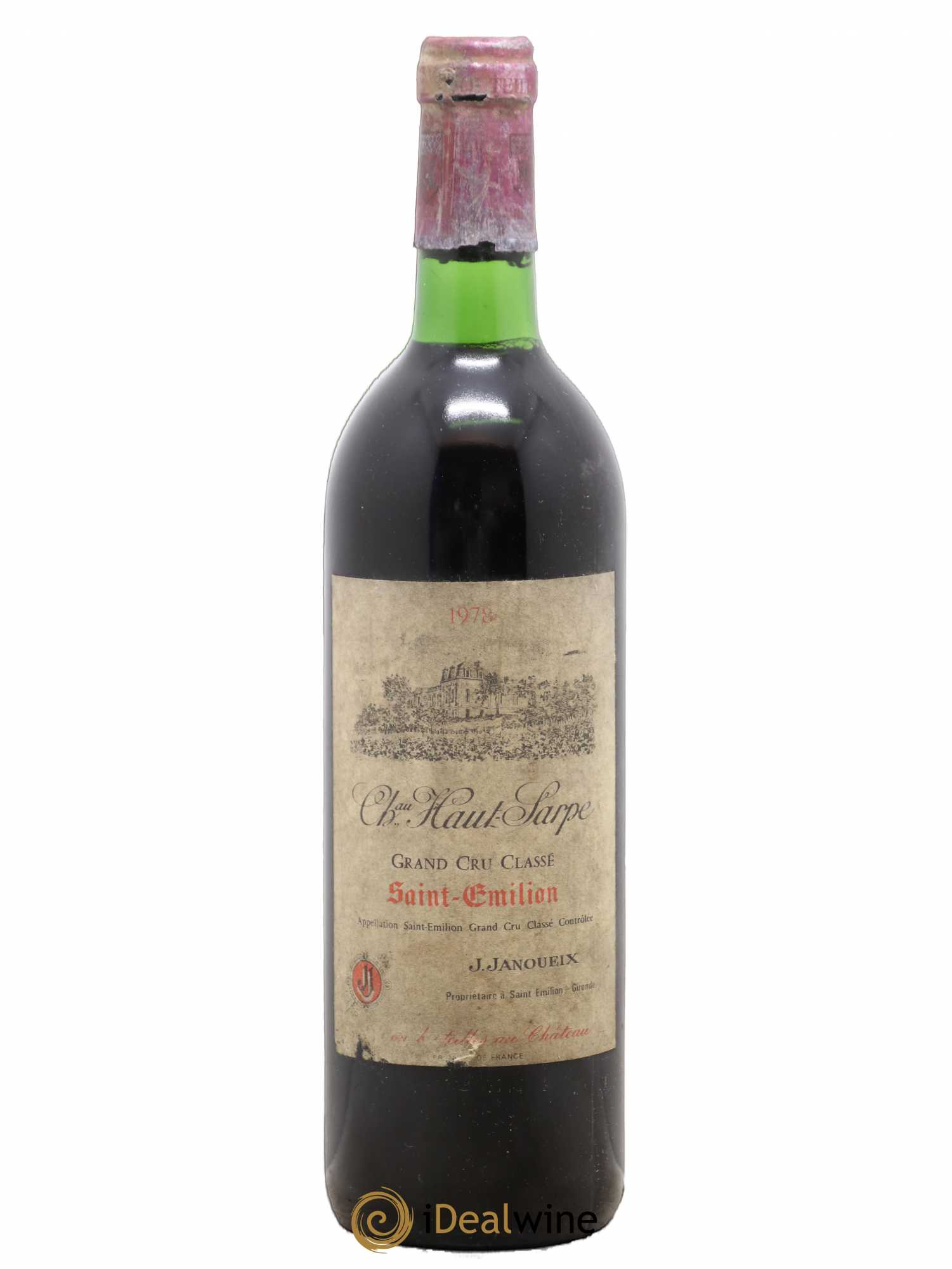 Château Haut Sarpe Grand Cru Classé 1978 - Lot de 1 bouteille - 0