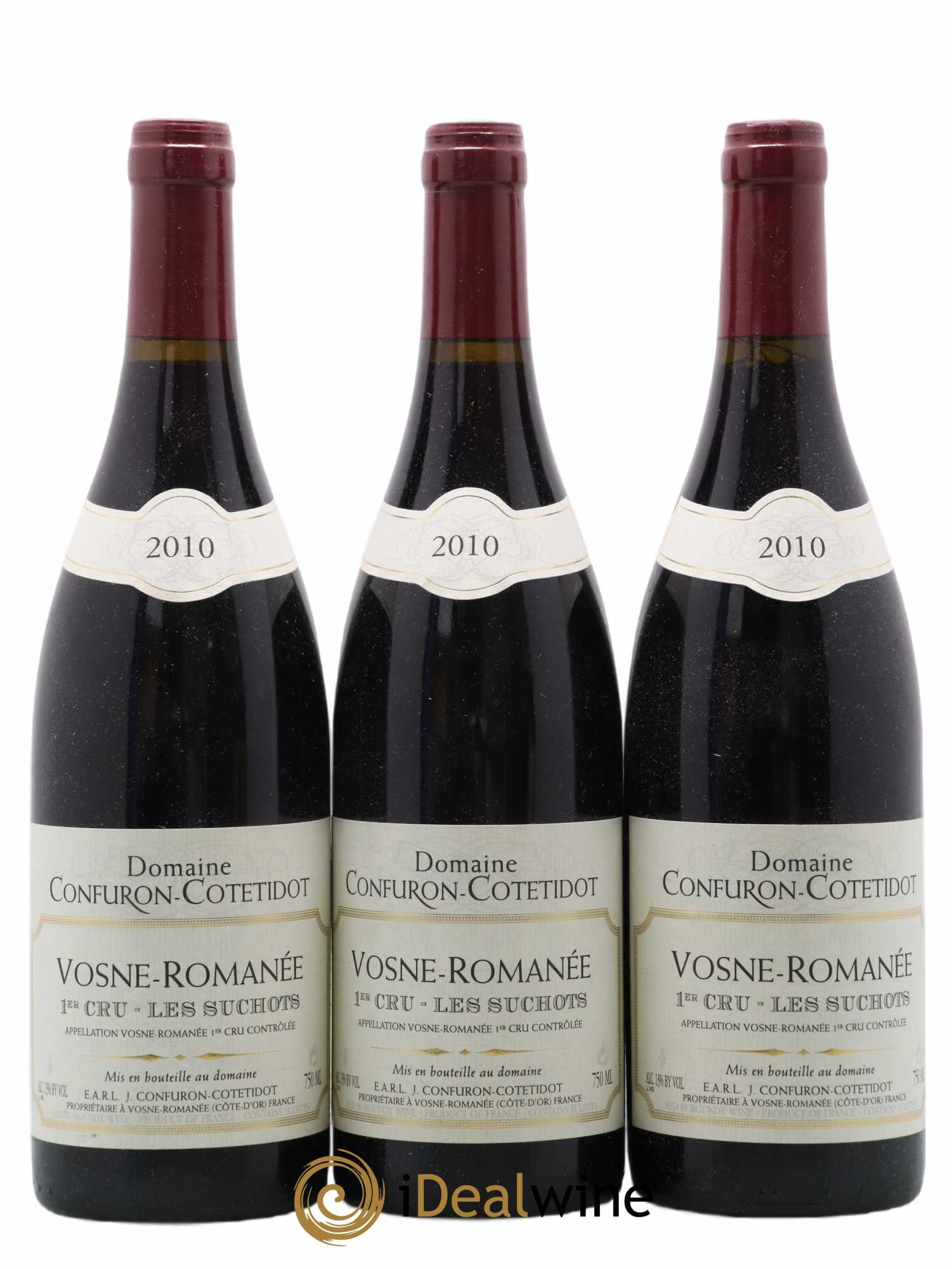 Vosne-Romanée 1er Cru Les Suchots Confuron-Cotetidot 2010 - Lot de 3 bouteilles - 0