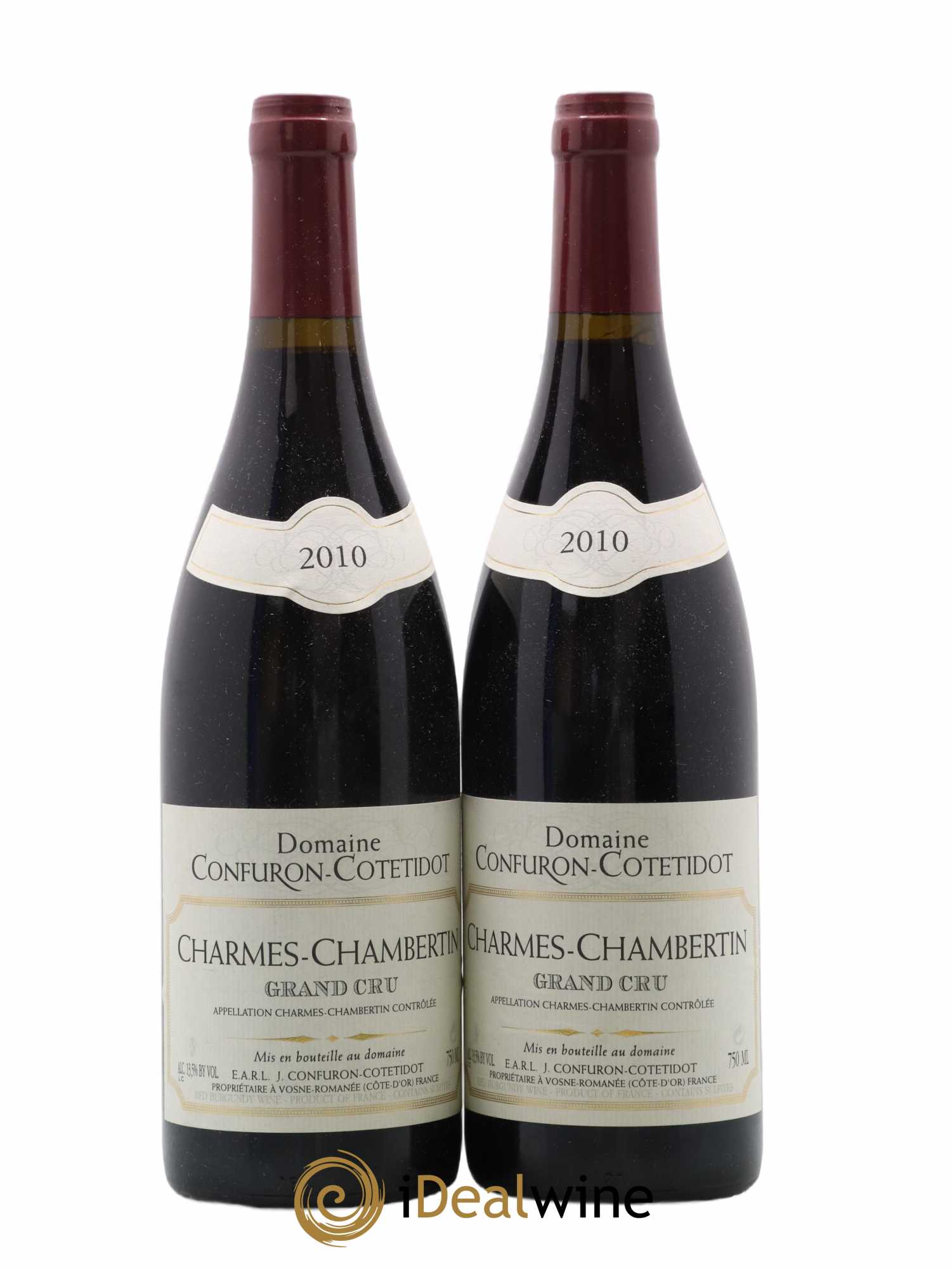 Charmes-Chambertin Grand Cru Confuron-Cotetidot 2010 - Lot de 2 bouteilles - 0
