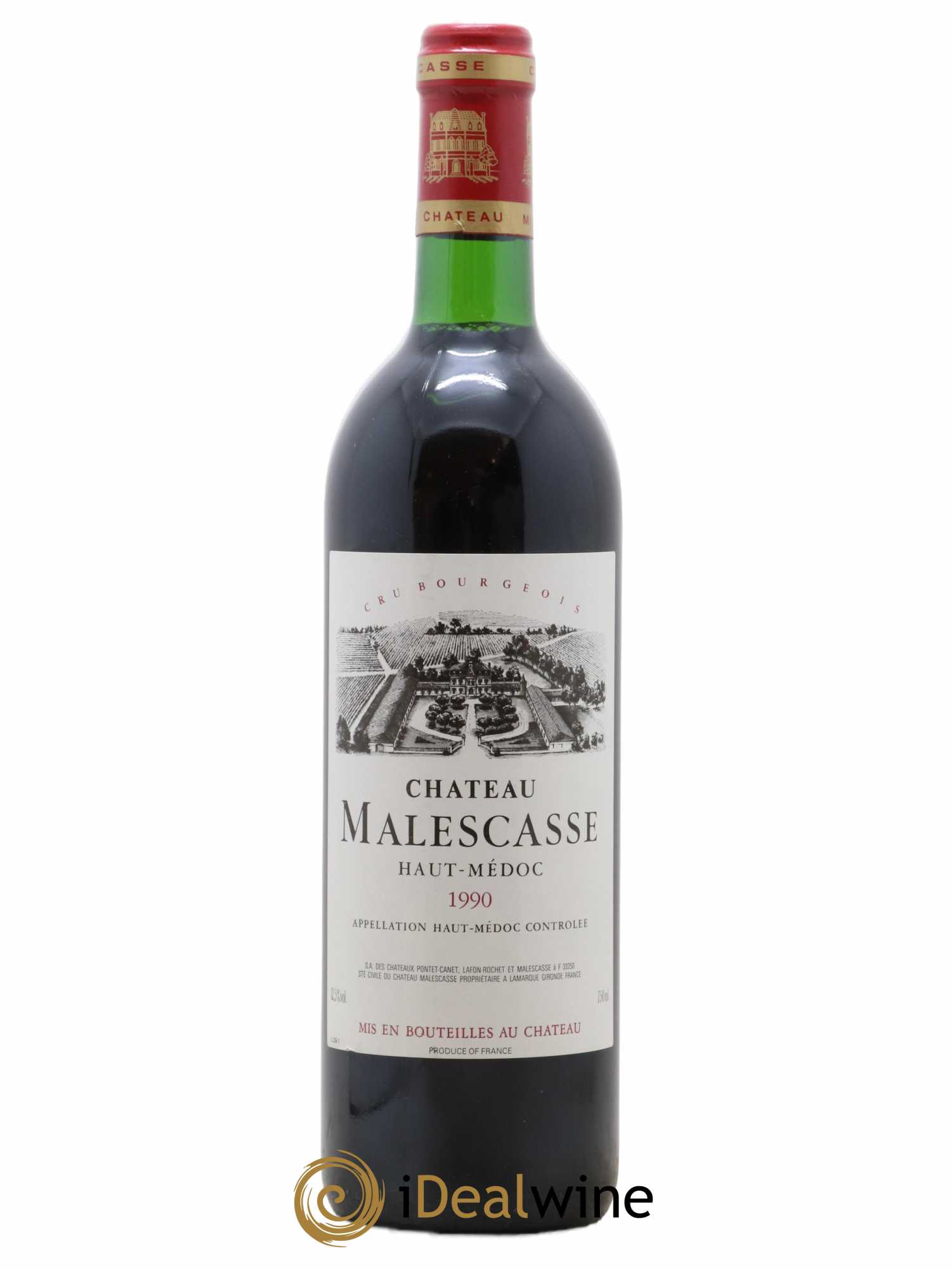 Château Malescasse Cru Bourgeois Exceptionnel 1990 - Lot de 1 bouteille - 0