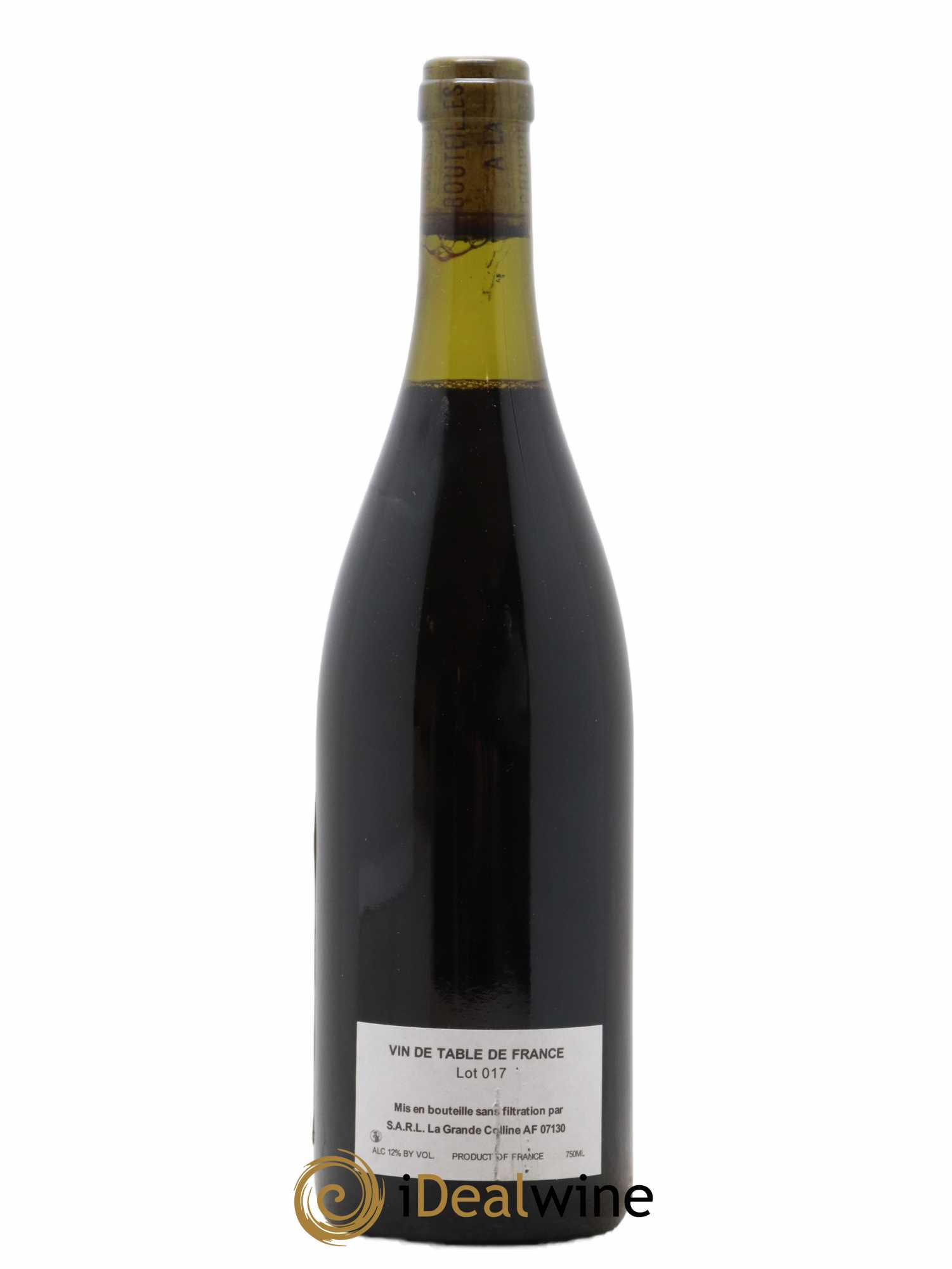 Vin de France (Ex Cornas) Hirotake Ooka - Domaine La Grande Colline 2017 - Lot de 1 bouteille - 1