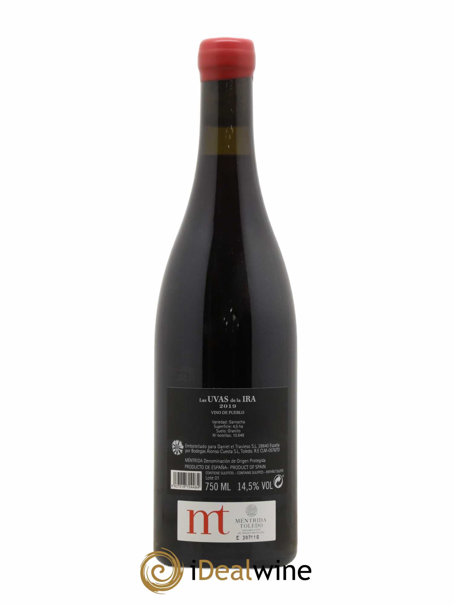 Espagne Mentrida Las Uvas de la Ira Daniel Jimenez-Landi 2019 - Lot de 1 bouteille - 1