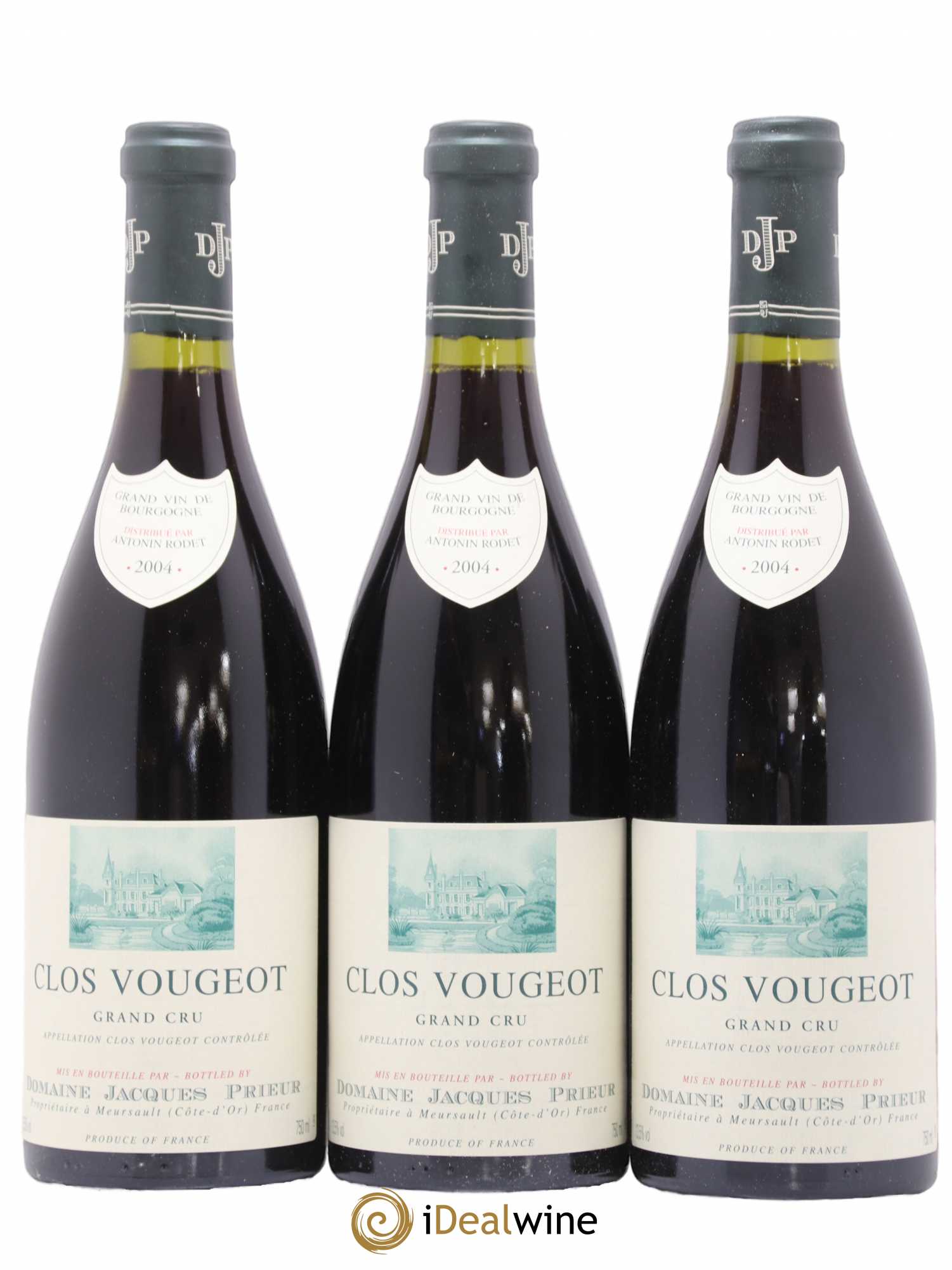 Clos de Vougeot Grand Cru Jacques Prieur (Domaine) 2004 - Lot de 3 bouteilles - 0